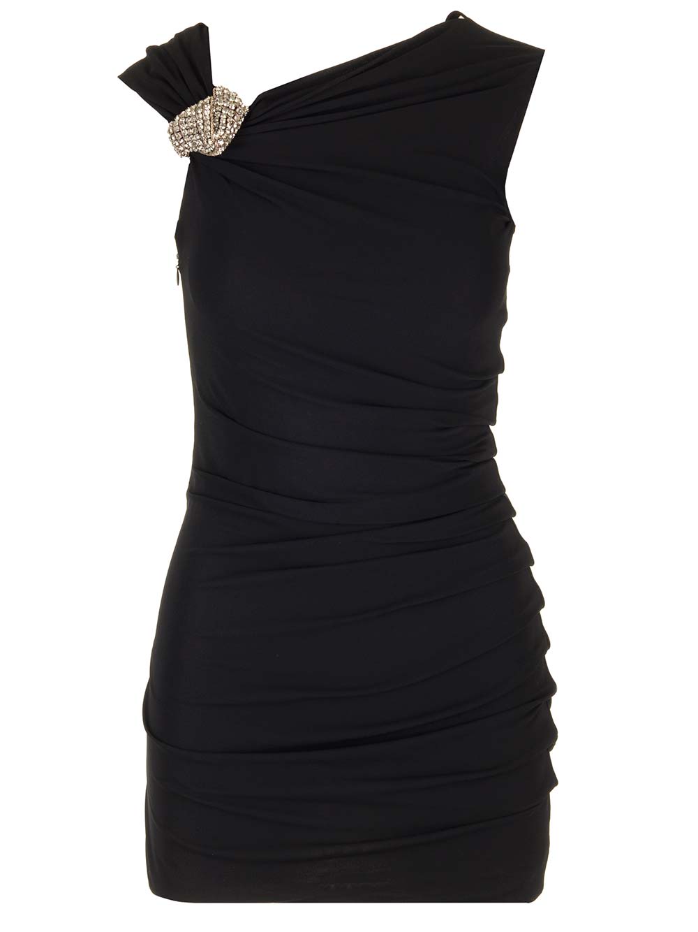 ALEXANDER MCQUEEN SHORT ASYMMETRIC DRESS