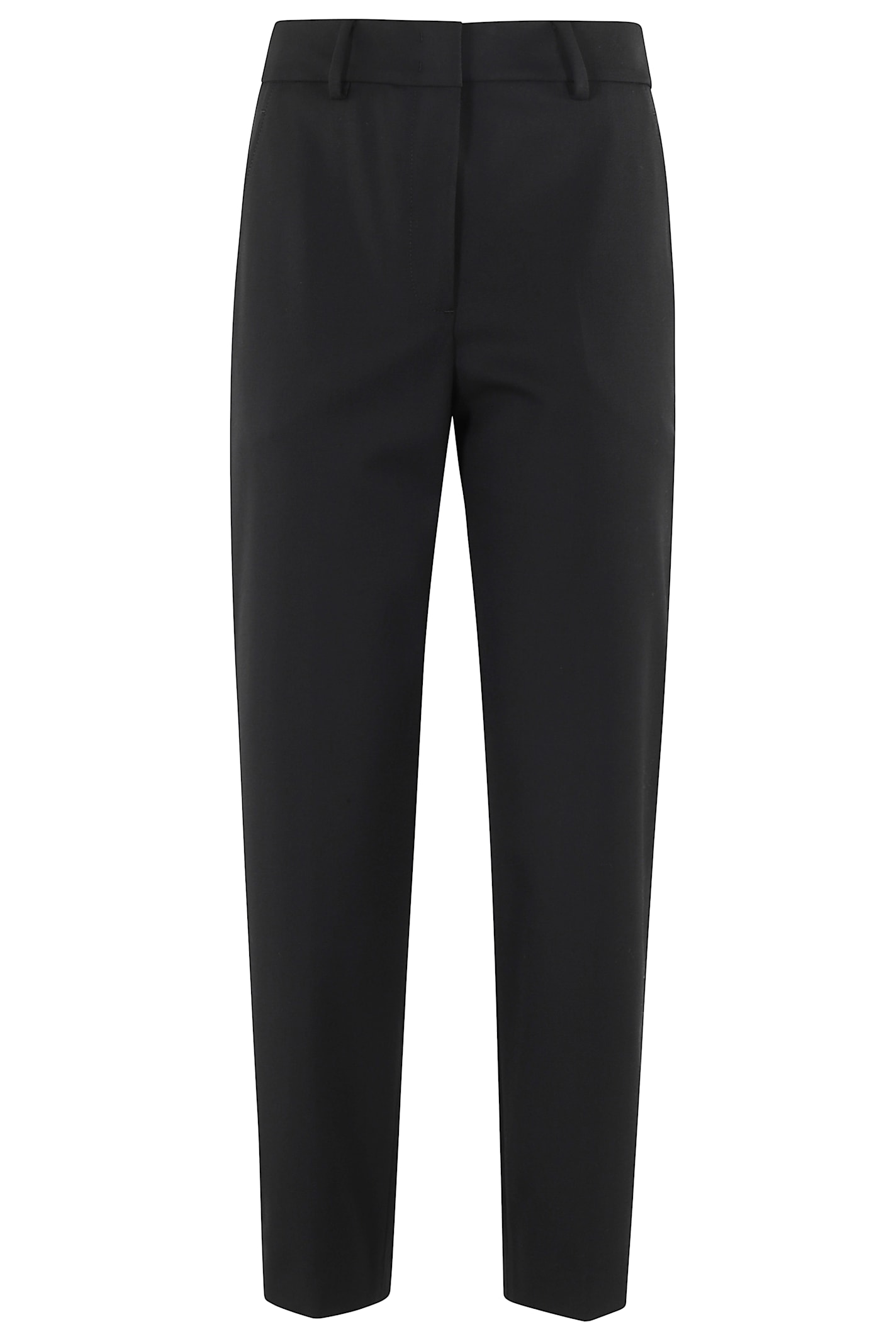 Seventy Four-pocket Straight-leg Casual Pants In Black