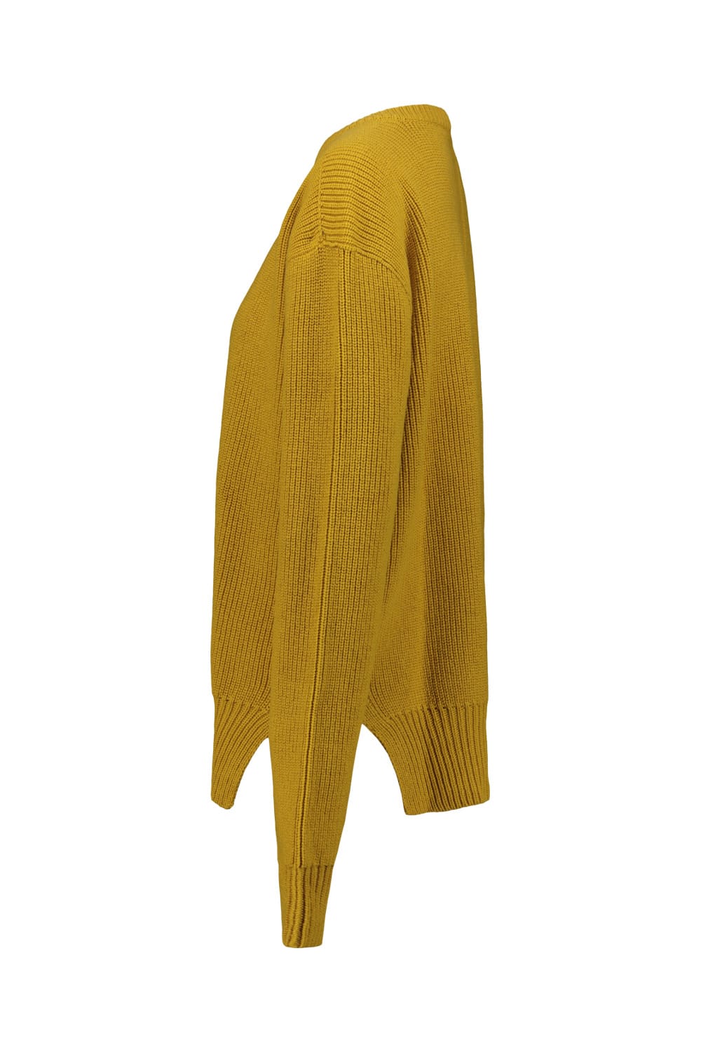 Shop Rick Owens Fishermann Crew Neck Sweater In Lemon