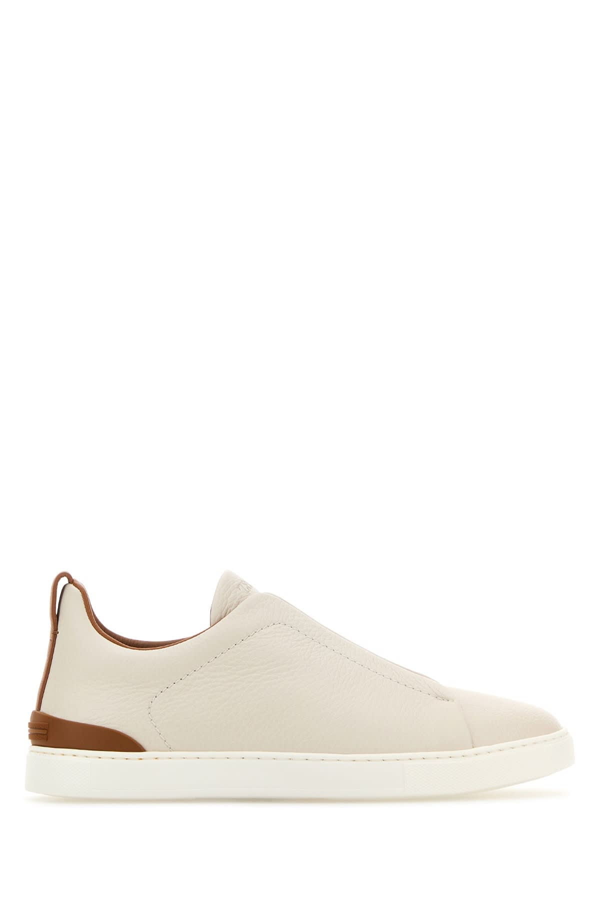 Shop Zegna Triple Stitch Low-top Sneaker In Spa