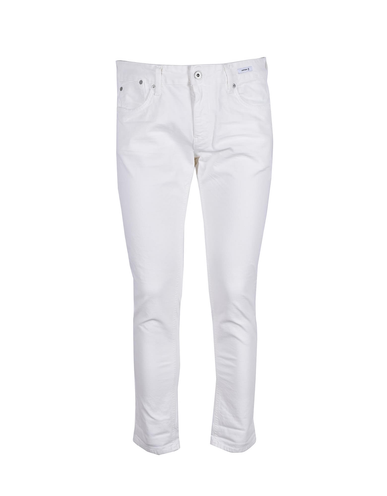 Uniform Mens White Jeans