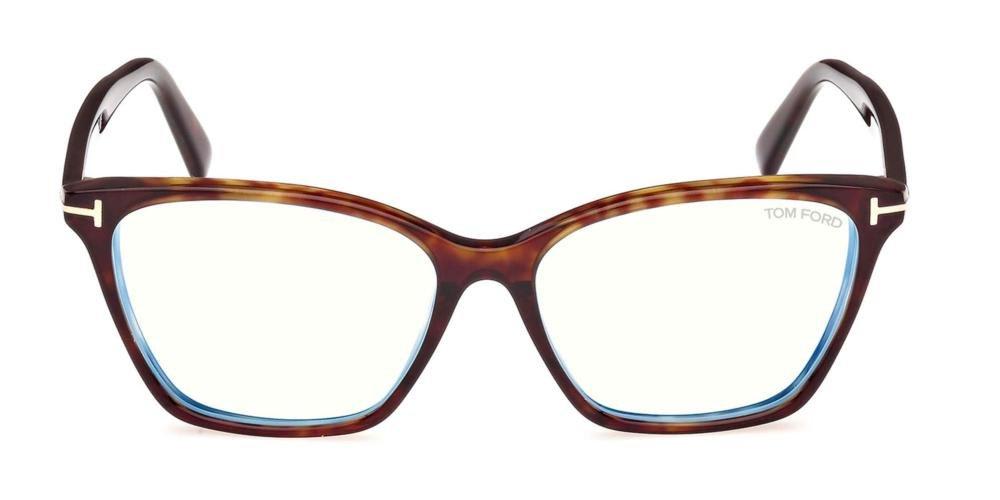 Tom Ford Rectangle Frame Glasses Glasses In Brown