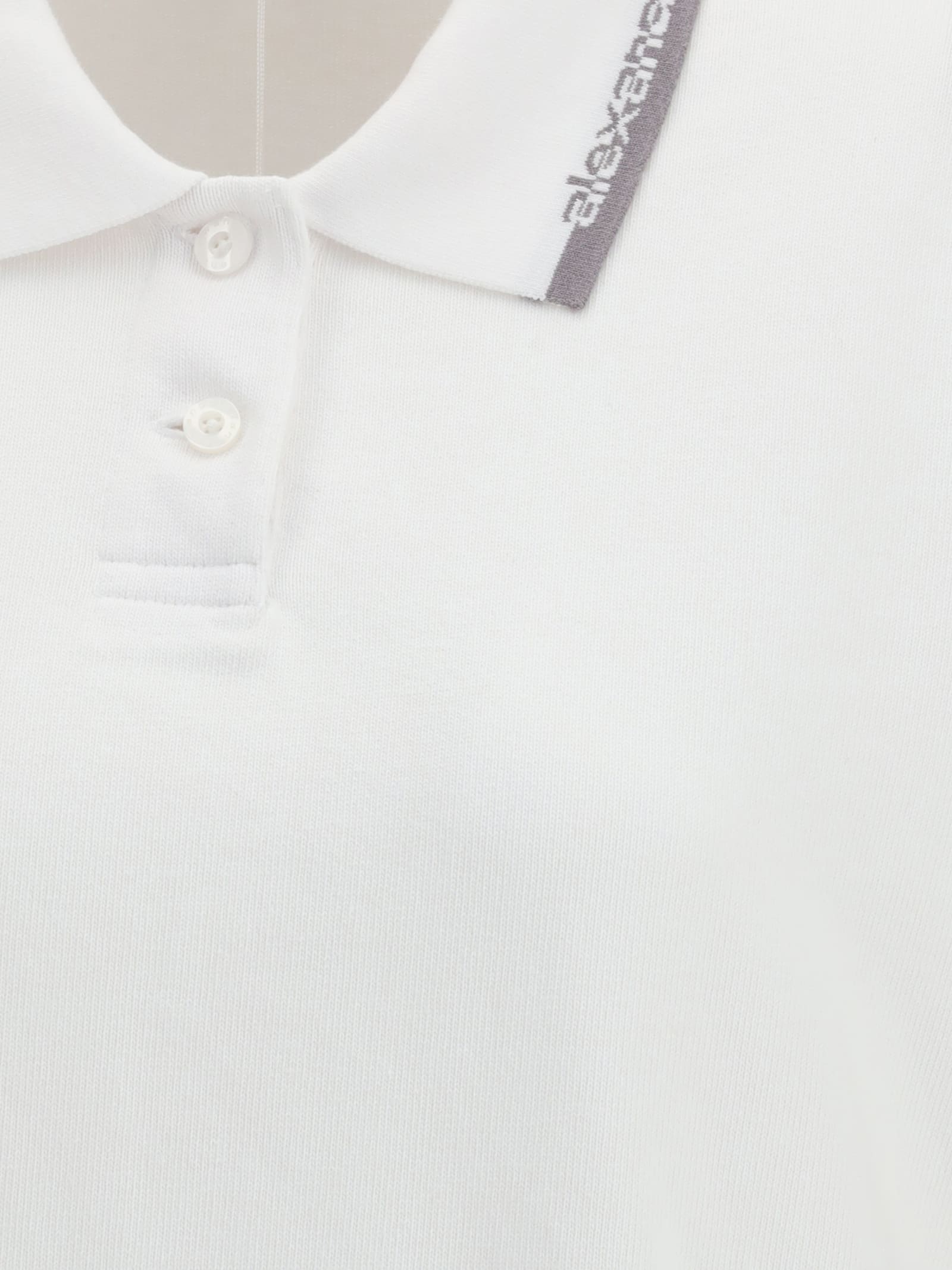 Alexander Wang White Cotton Casual Dress In White