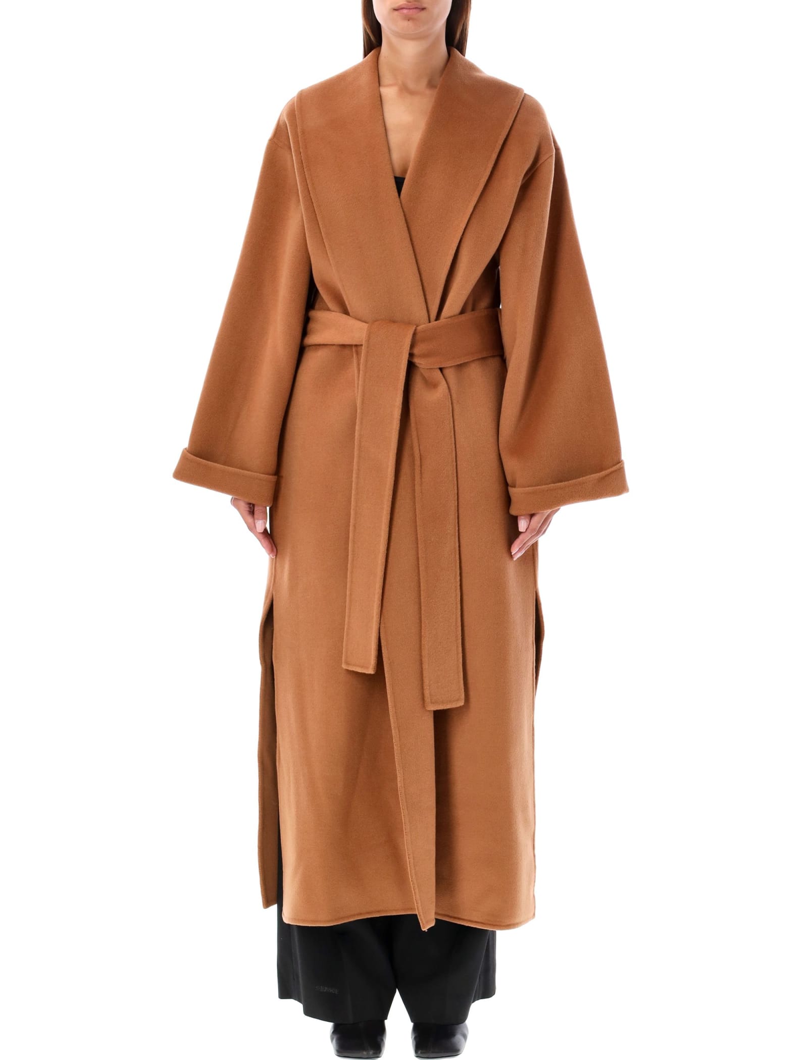 Shop By Malene Birger Trullem Coat In Raw Sugar