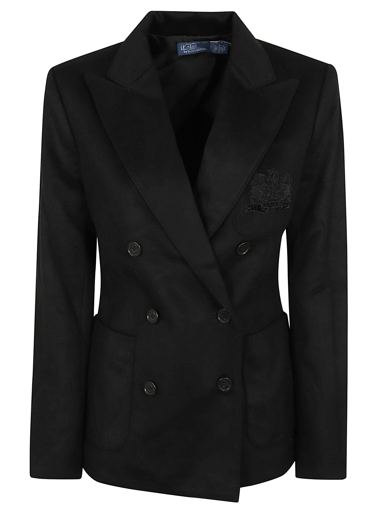 Shop Polo Ralph Lauren Hldycrstdbbz-blazer In Polo Black