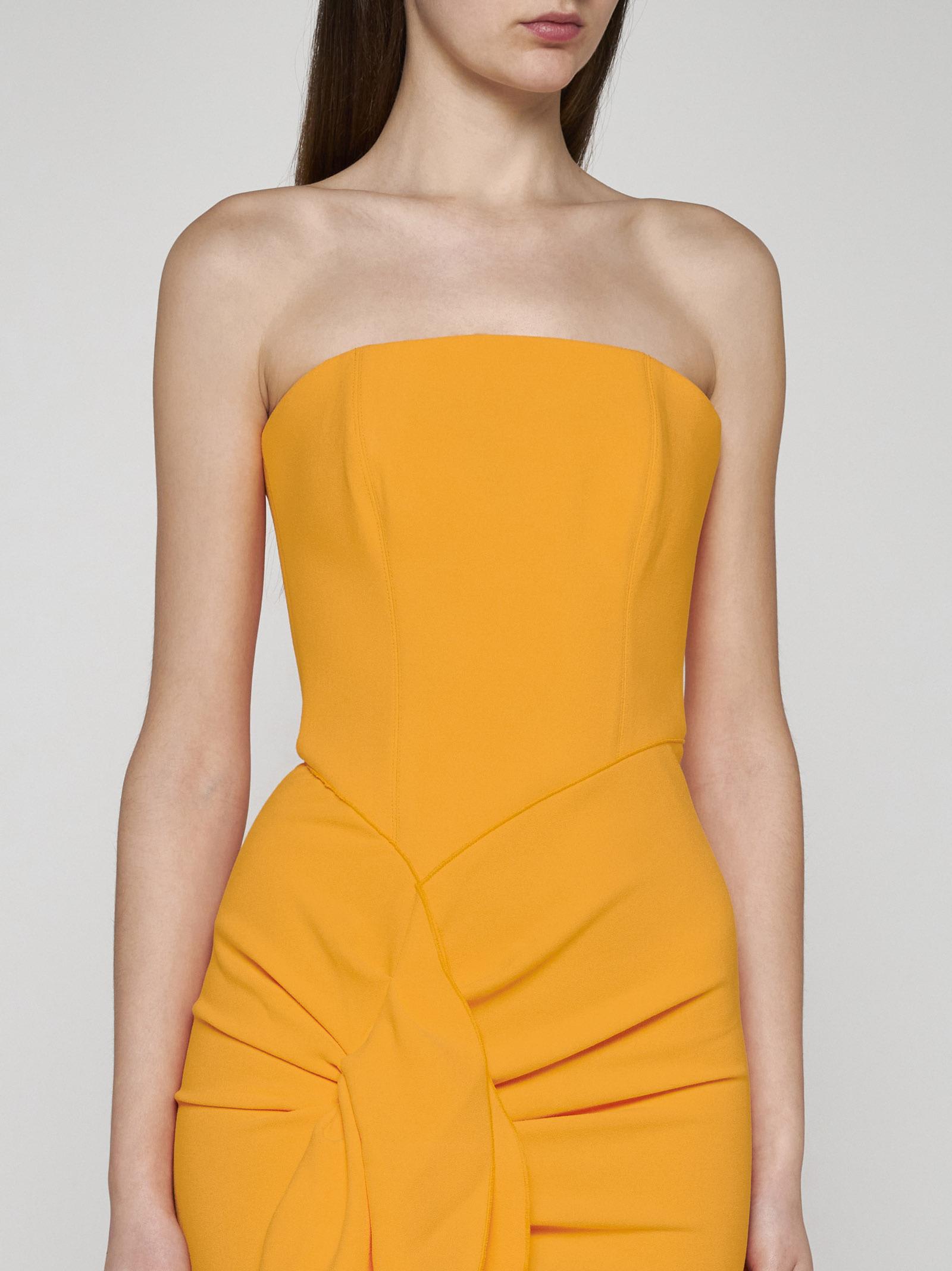 Shop Solace London Thalia Midi Dress In Orange