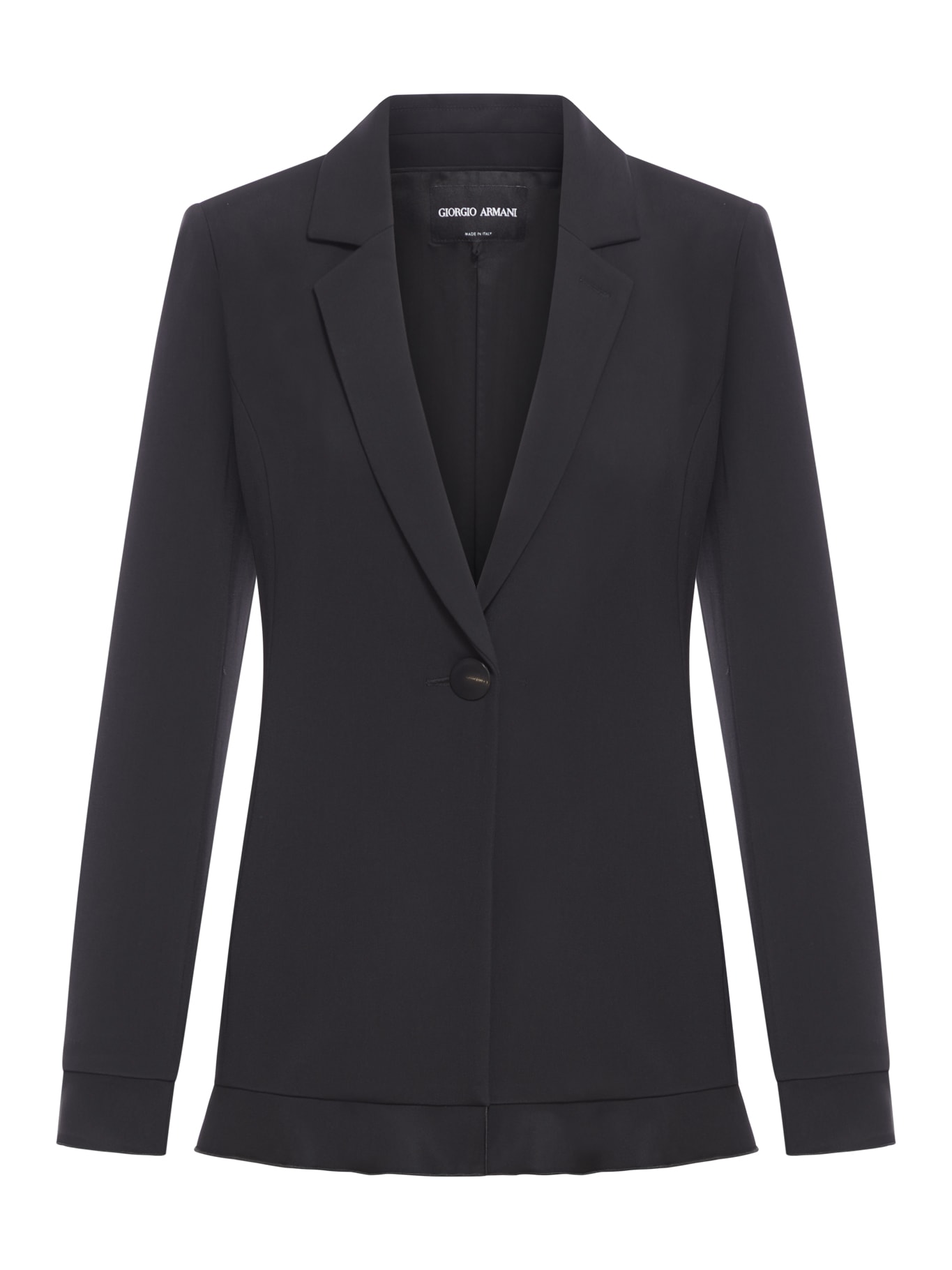 Shop Giorgio Armani Blazer In Night