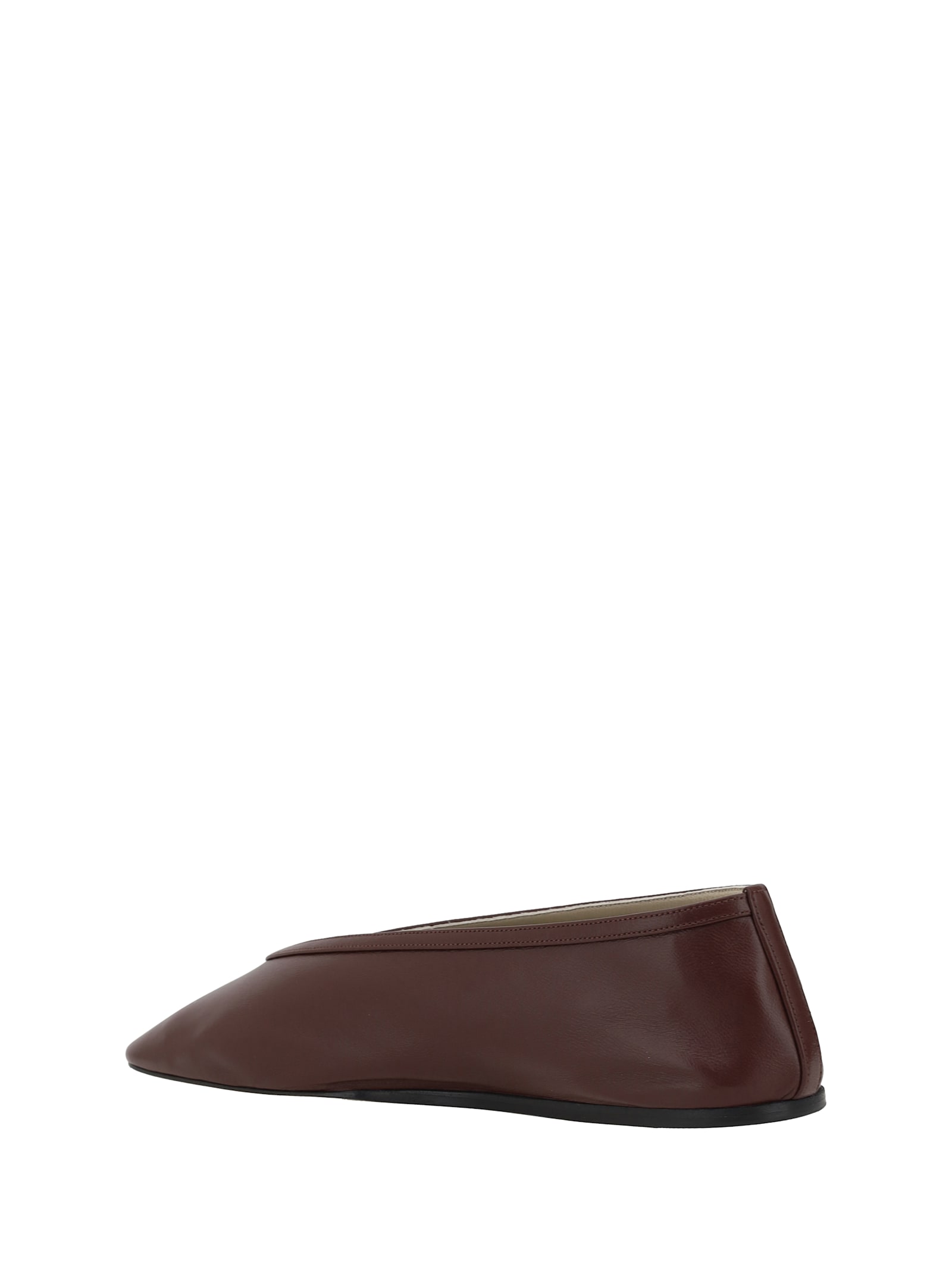 Shop Le Monde Beryl Luna Ballerinas In Oxblood