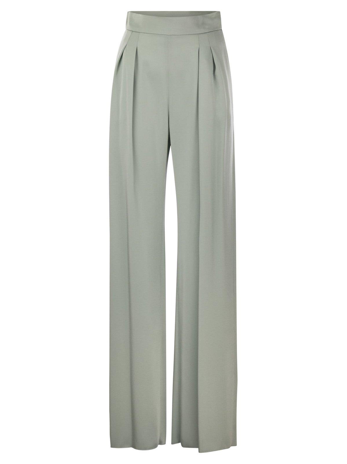 Shop Max Mara Verve Wide-leg Trousers