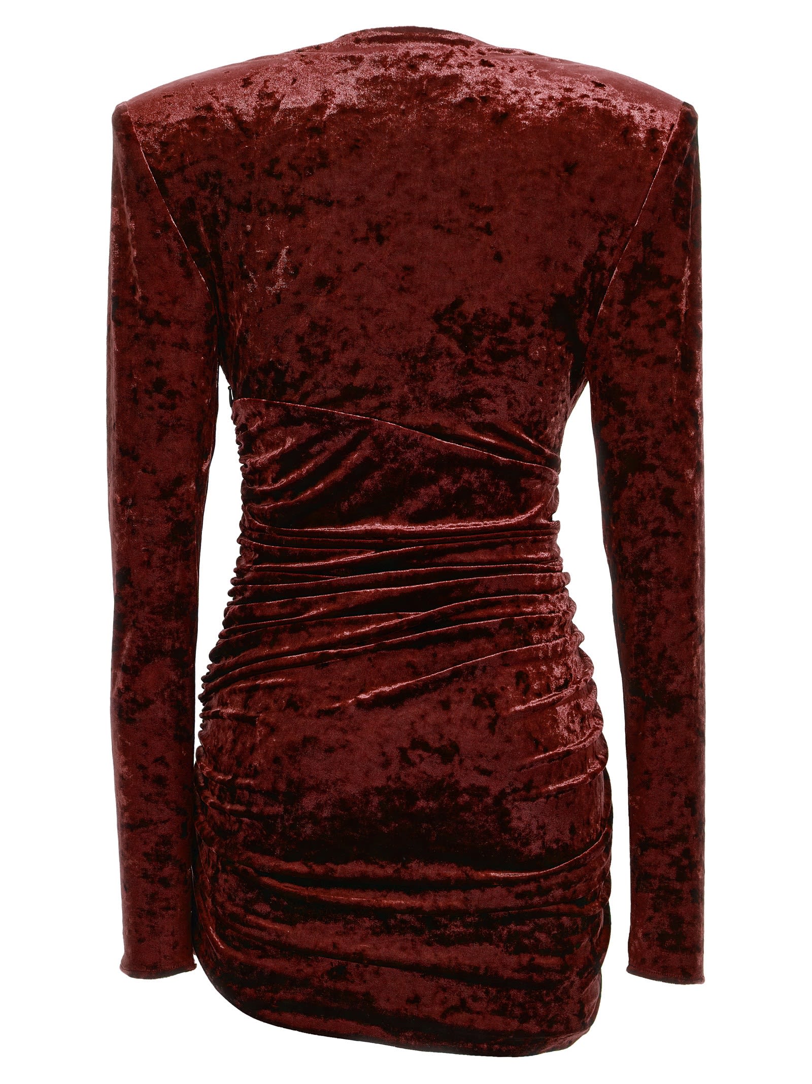 Shop Alexandre Vauthier Velvet Dress