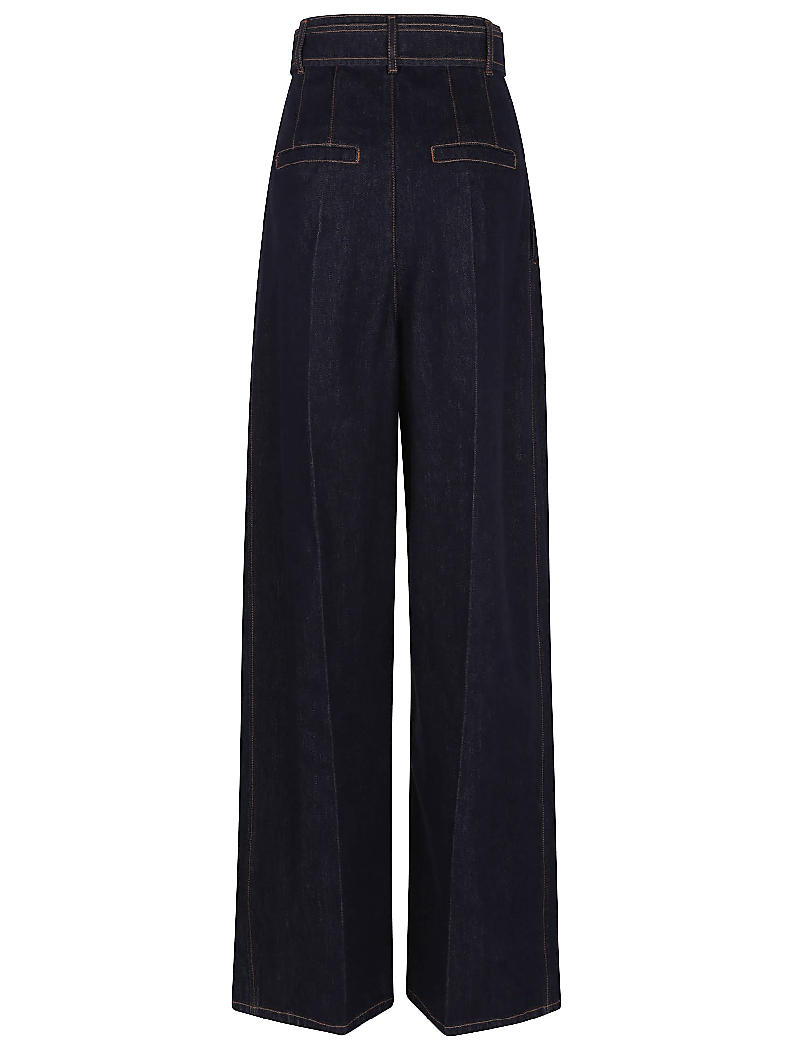 Sportmax Blanc Pantalone Lungo
