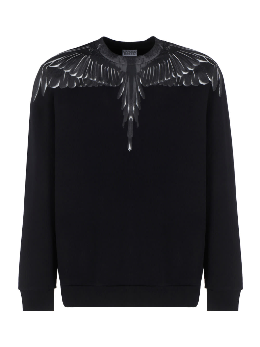 Shop Marcelo Burlon County Of Milan Icon Wings Sweatshirt In Black 1