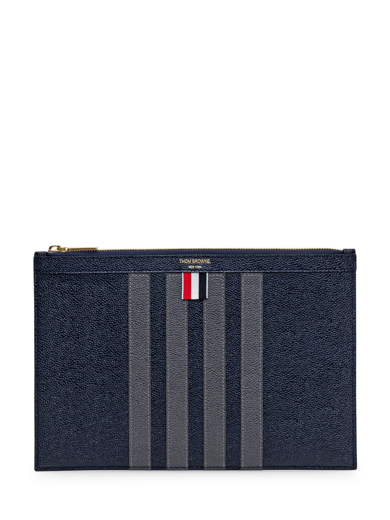 Shop Thom Browne Small Document Holder In Navy