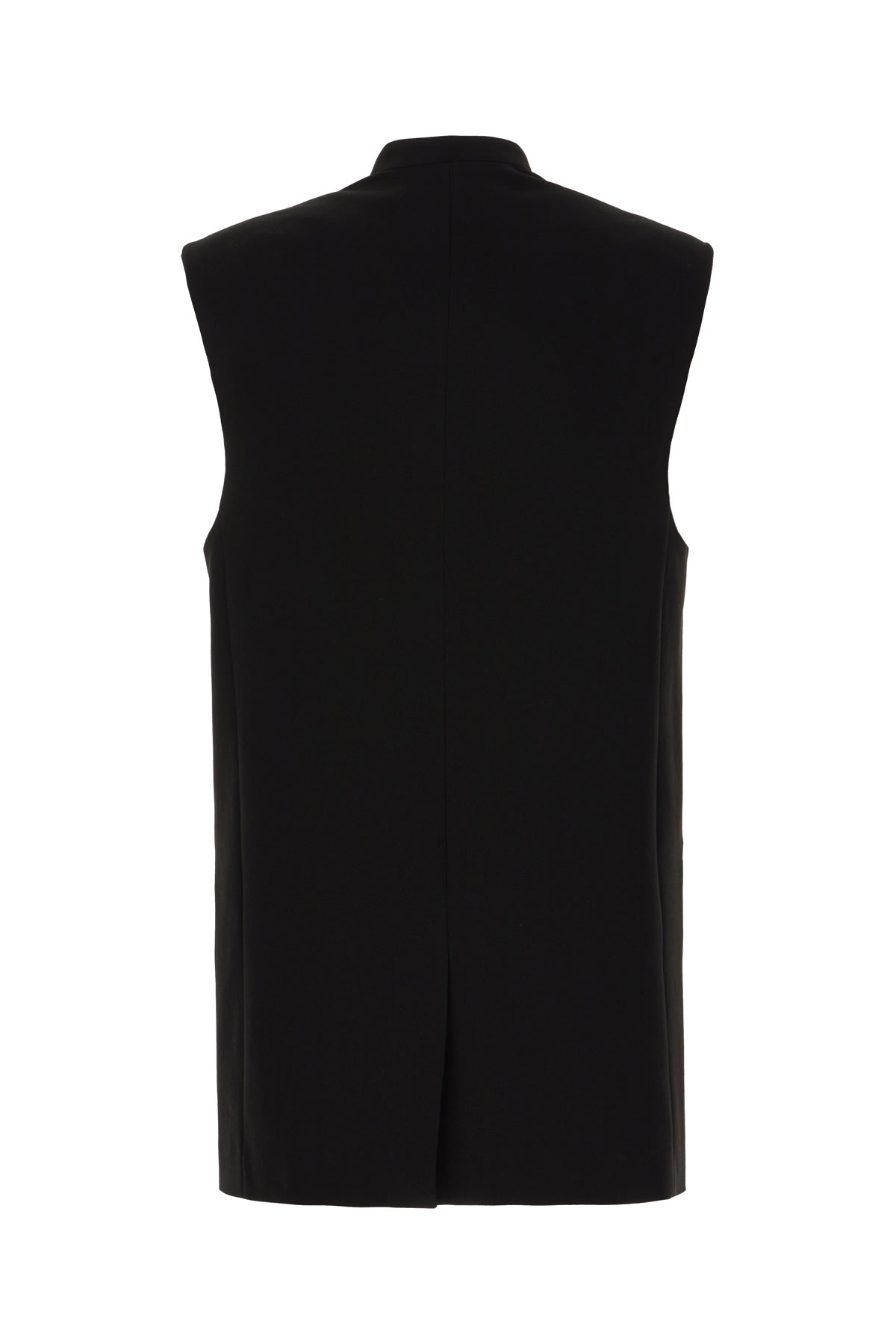 Shop Isabel Marant Black Triacetate Blend Sleeveless Blazer