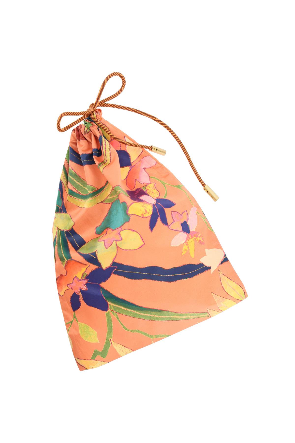 Shop Etro Floral Print Swimtrunks In Arancio (orange)