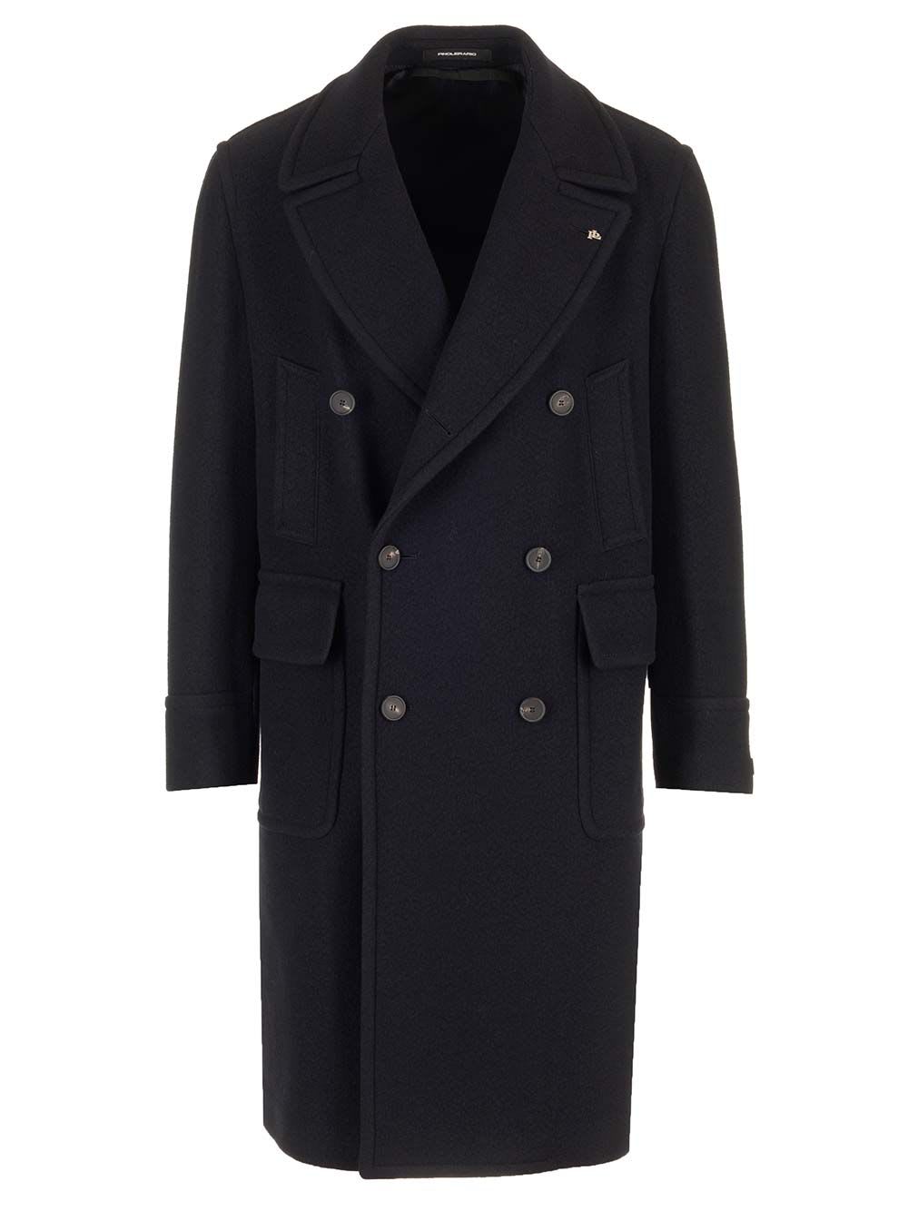 Shop Tagliatore Sherry Coat In Blue