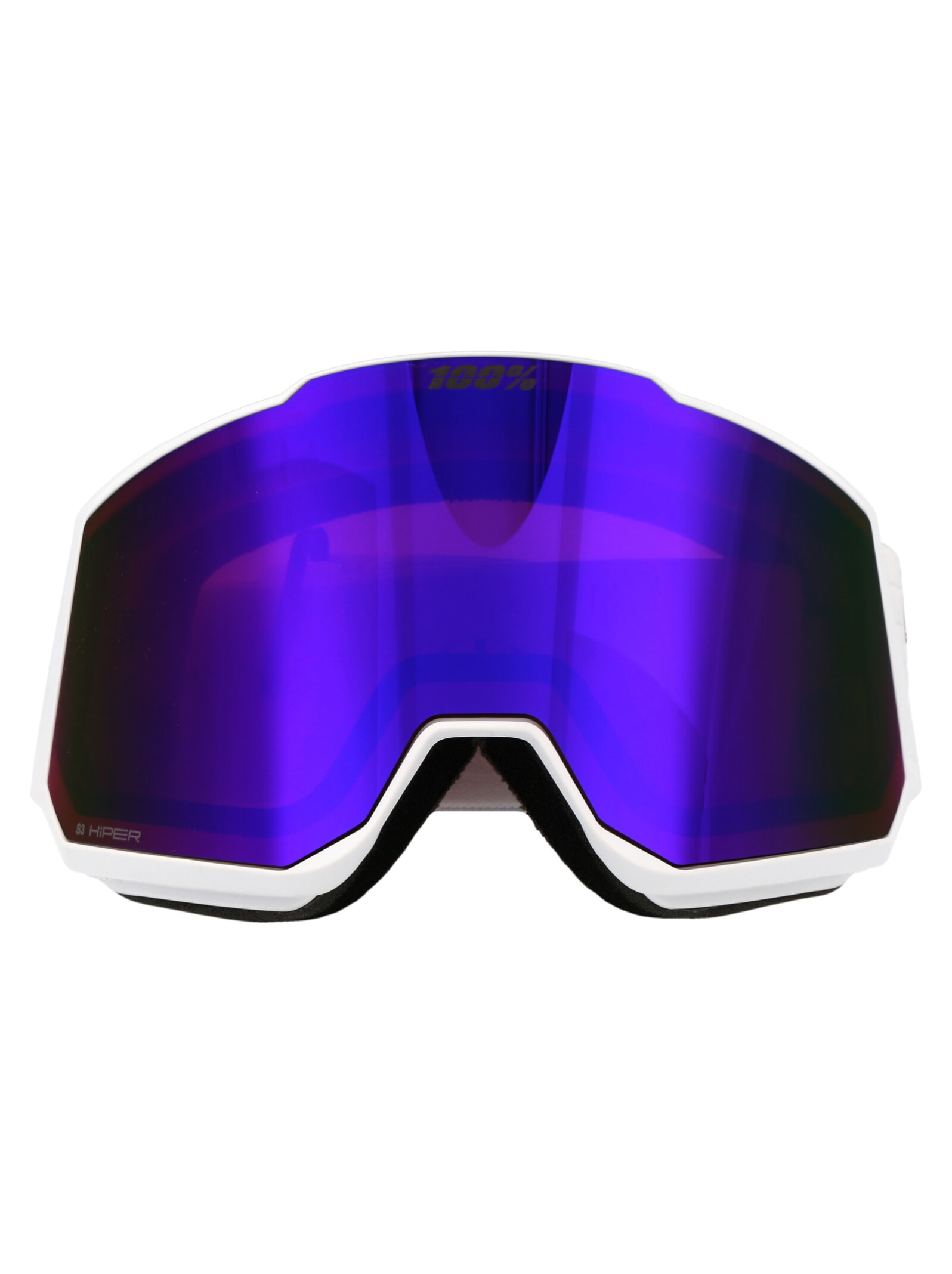 100% Snowcraft Xl Sunglasses In White / Violet