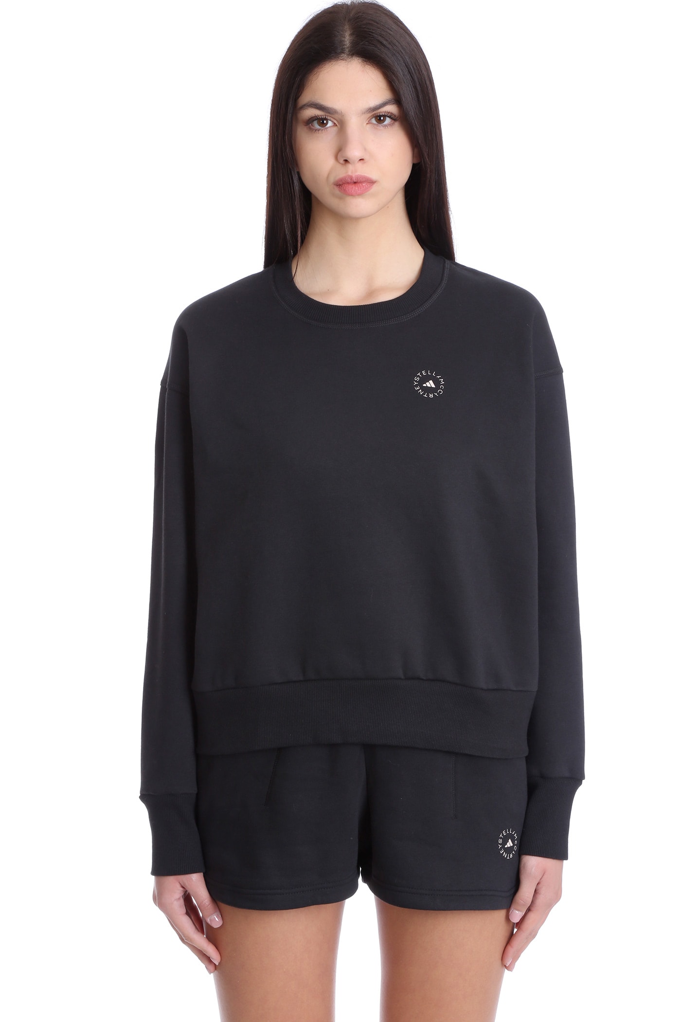 Adidas by Stella McCartney Sweatshirt In Black Cotton