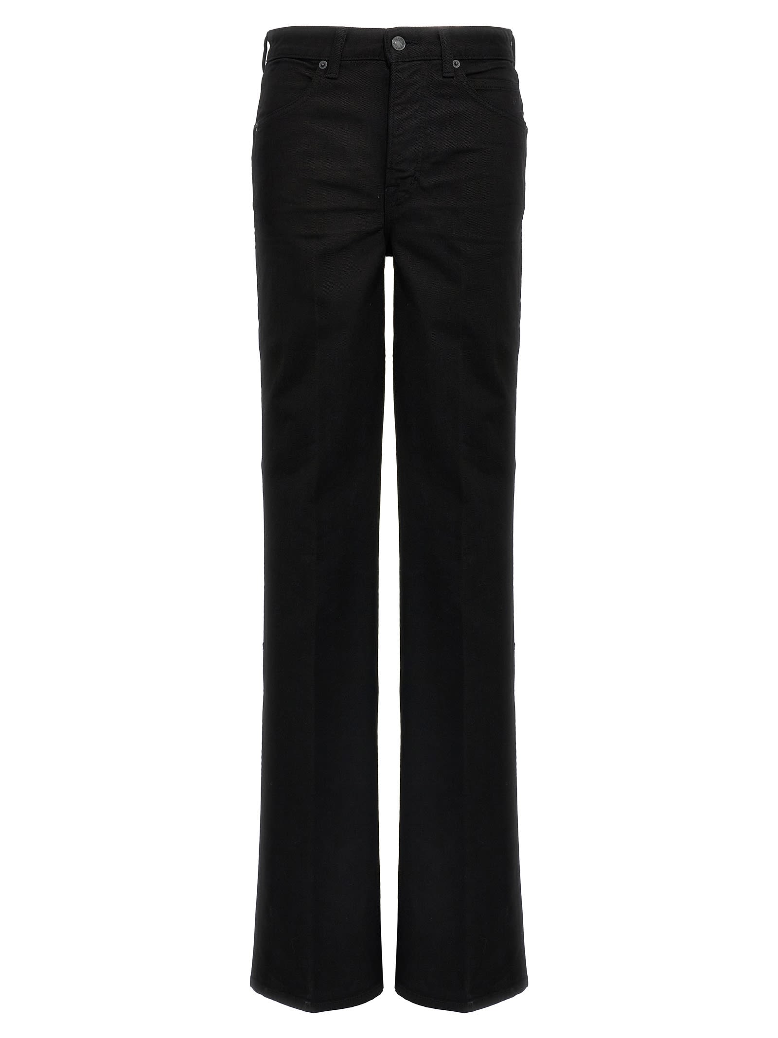 Shop Tom Ford Flared Jeans In Black