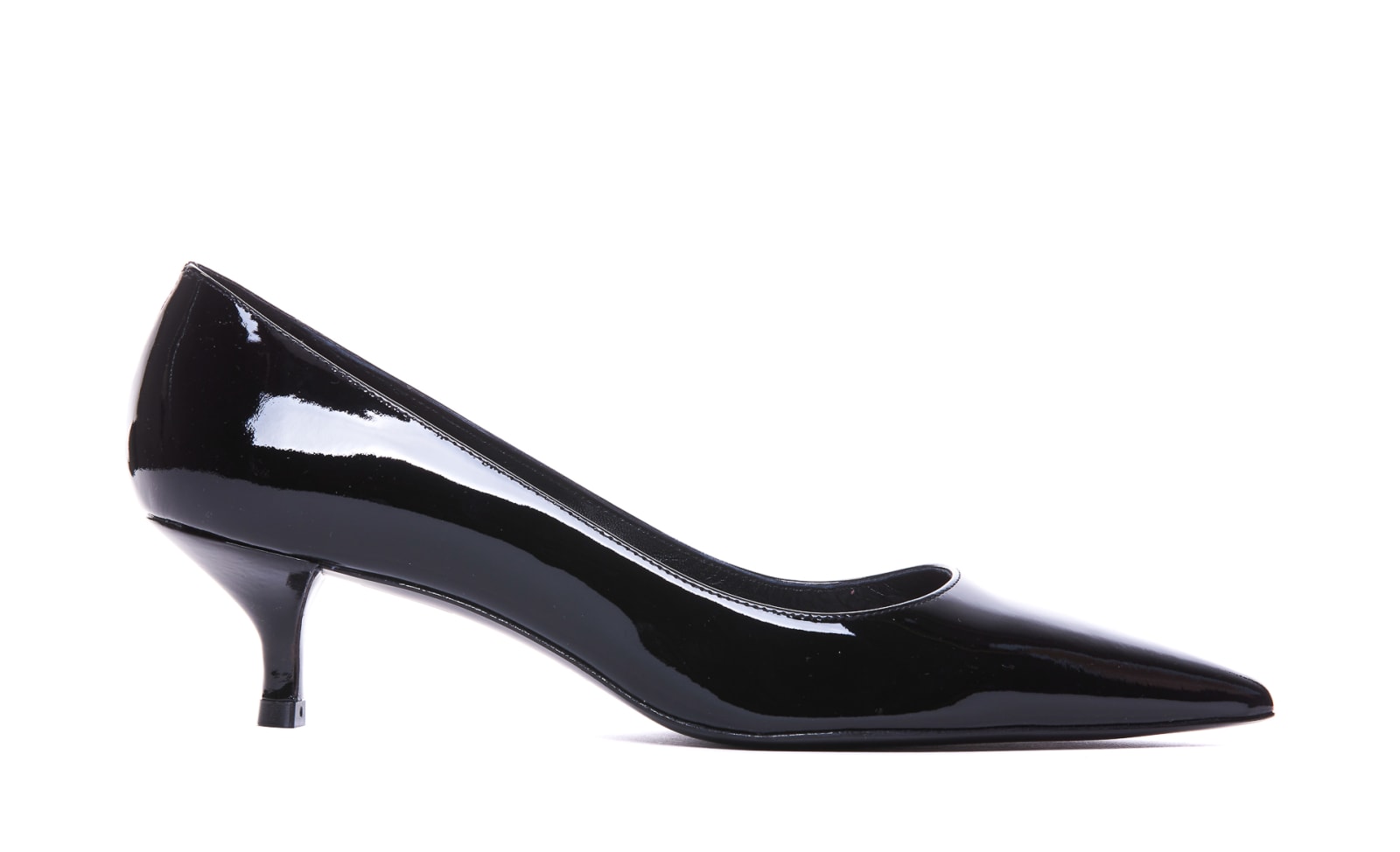 Shop Stuart Weitzman Pump Decollete In Black