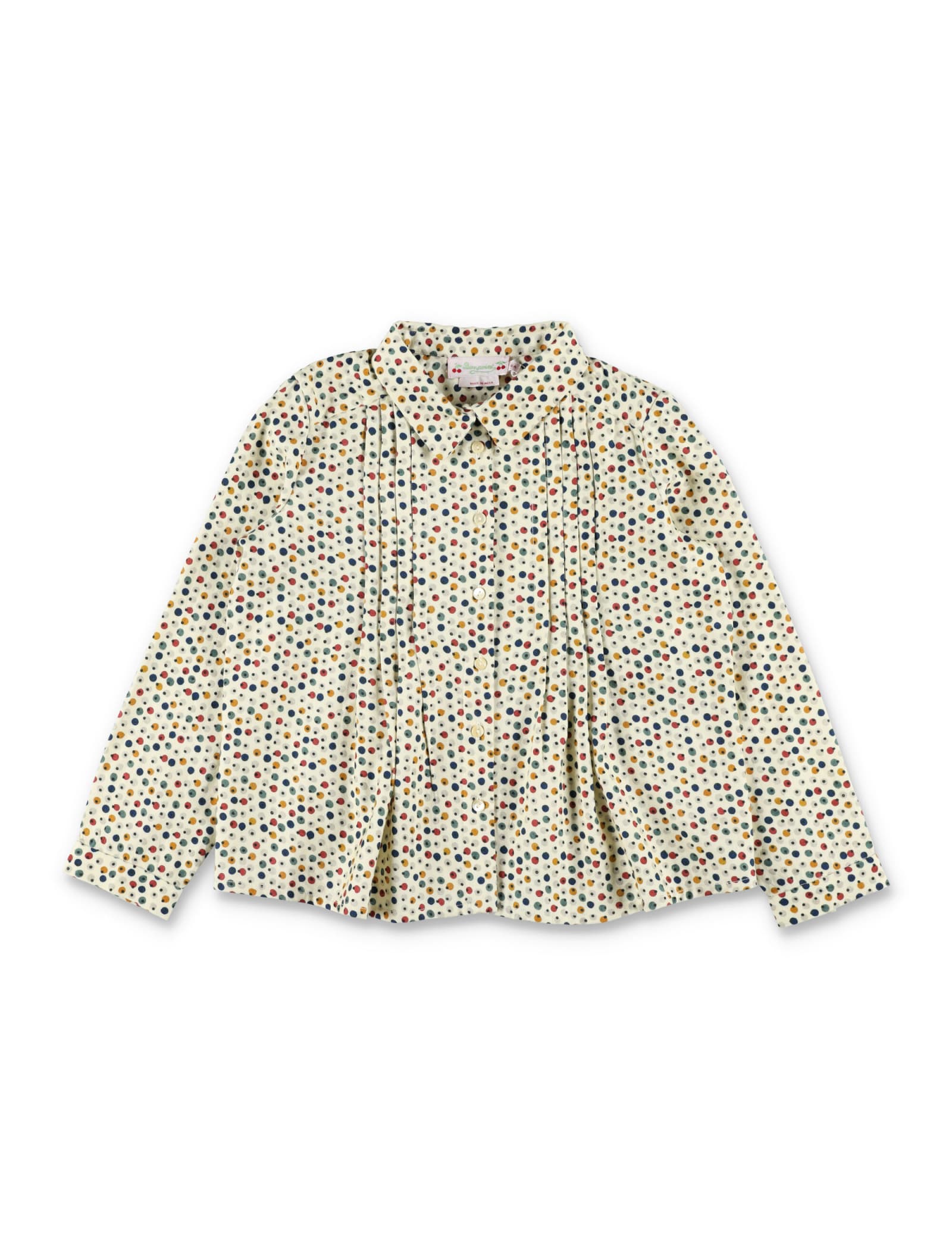 Shop Bonpoint Miriam Shirt In Po Bouton D Or