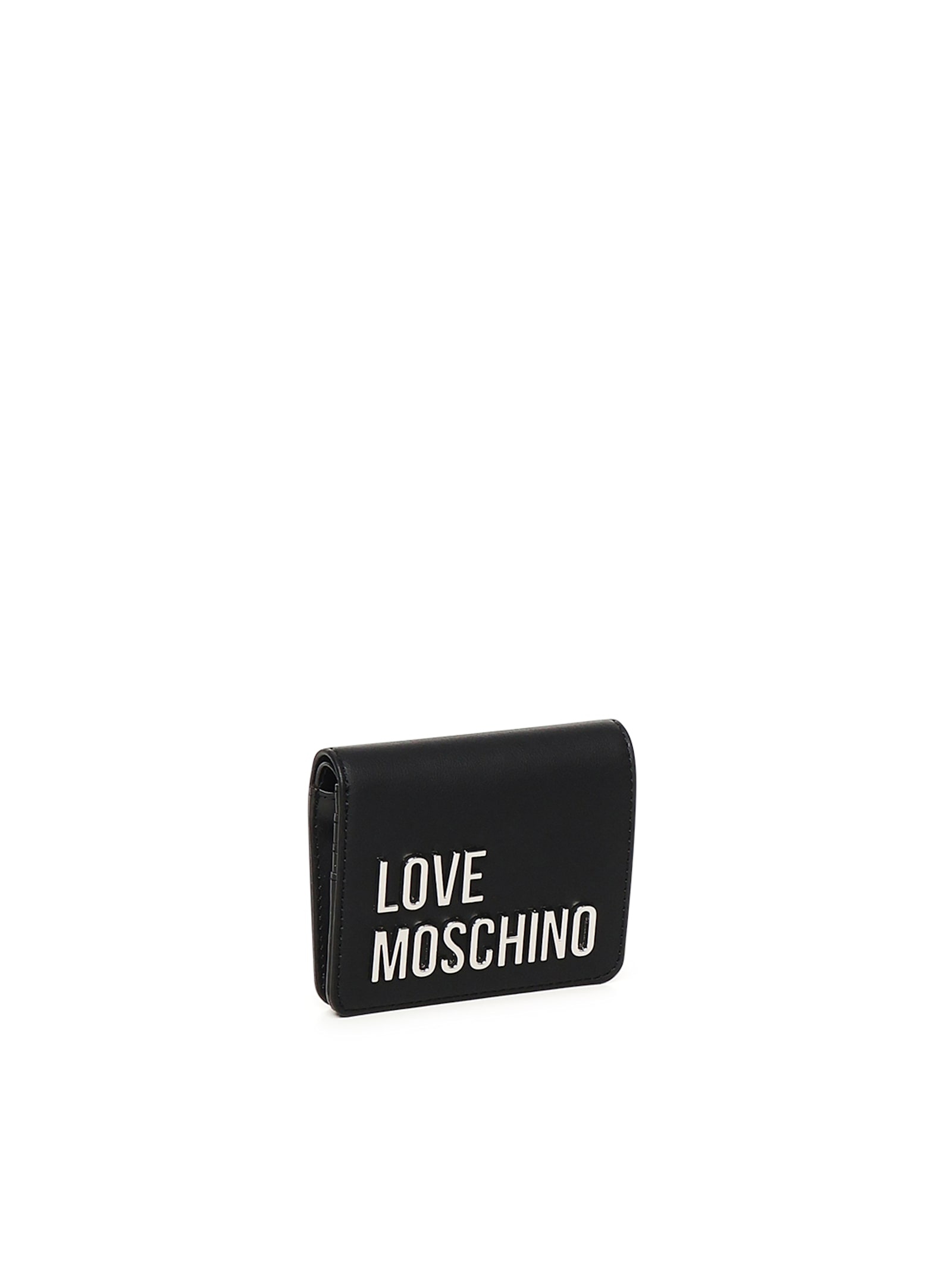 Love Moschino Small Wallet With Logo In Black