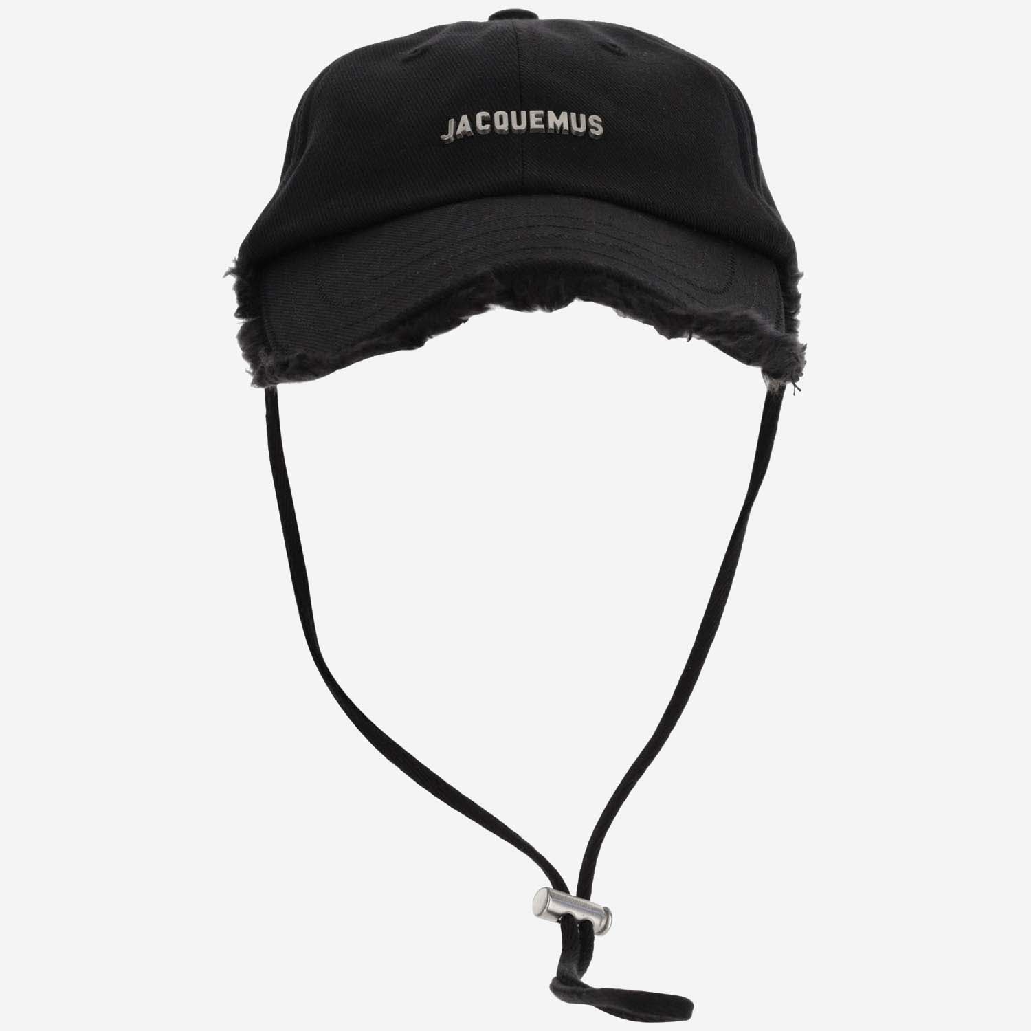 Jacquemus La Casquette Artichaut Cotton Hat In Black