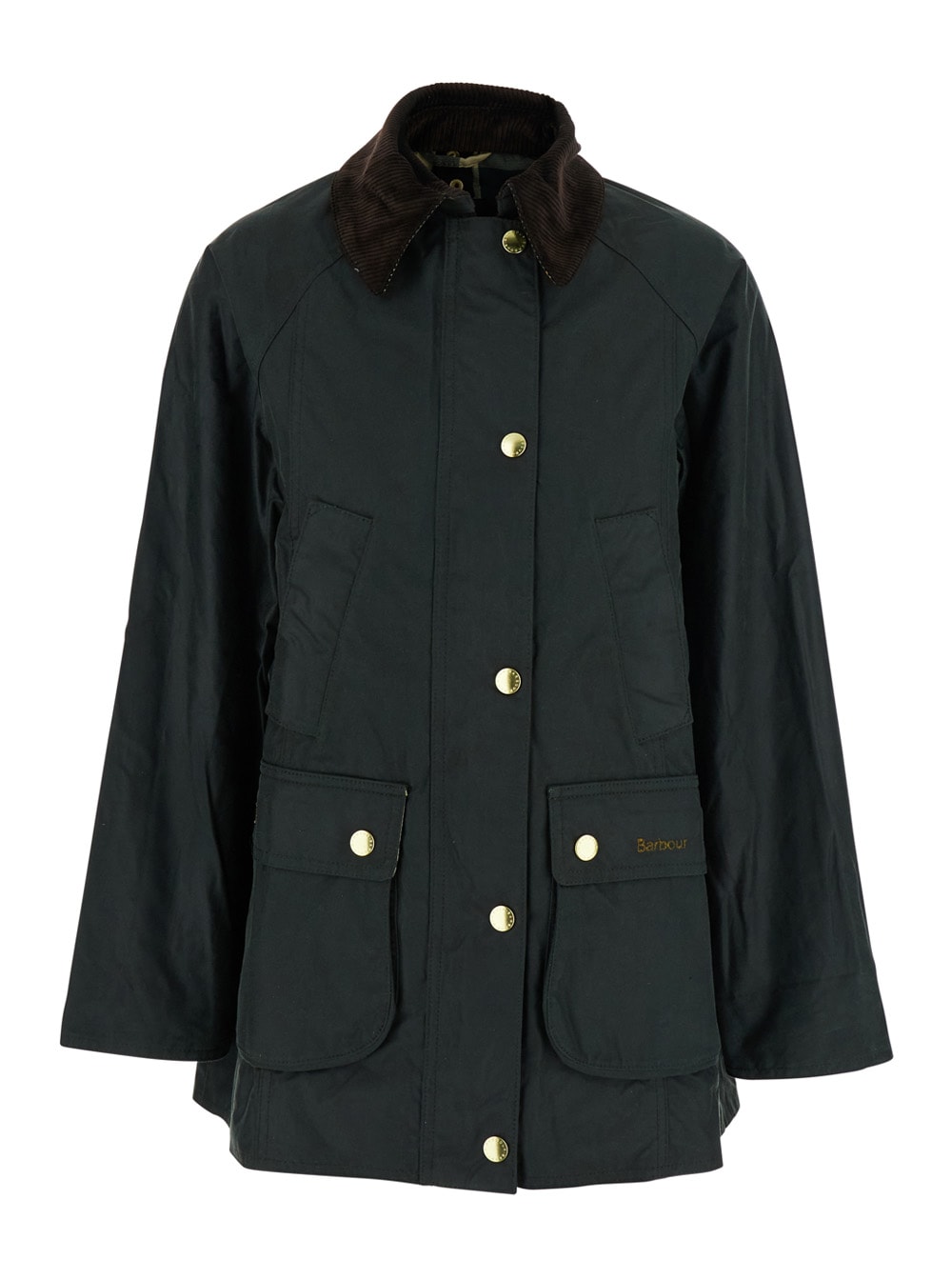 Barbour Modern Beadnell Wax Aw25 Wax Cot Outw In Green