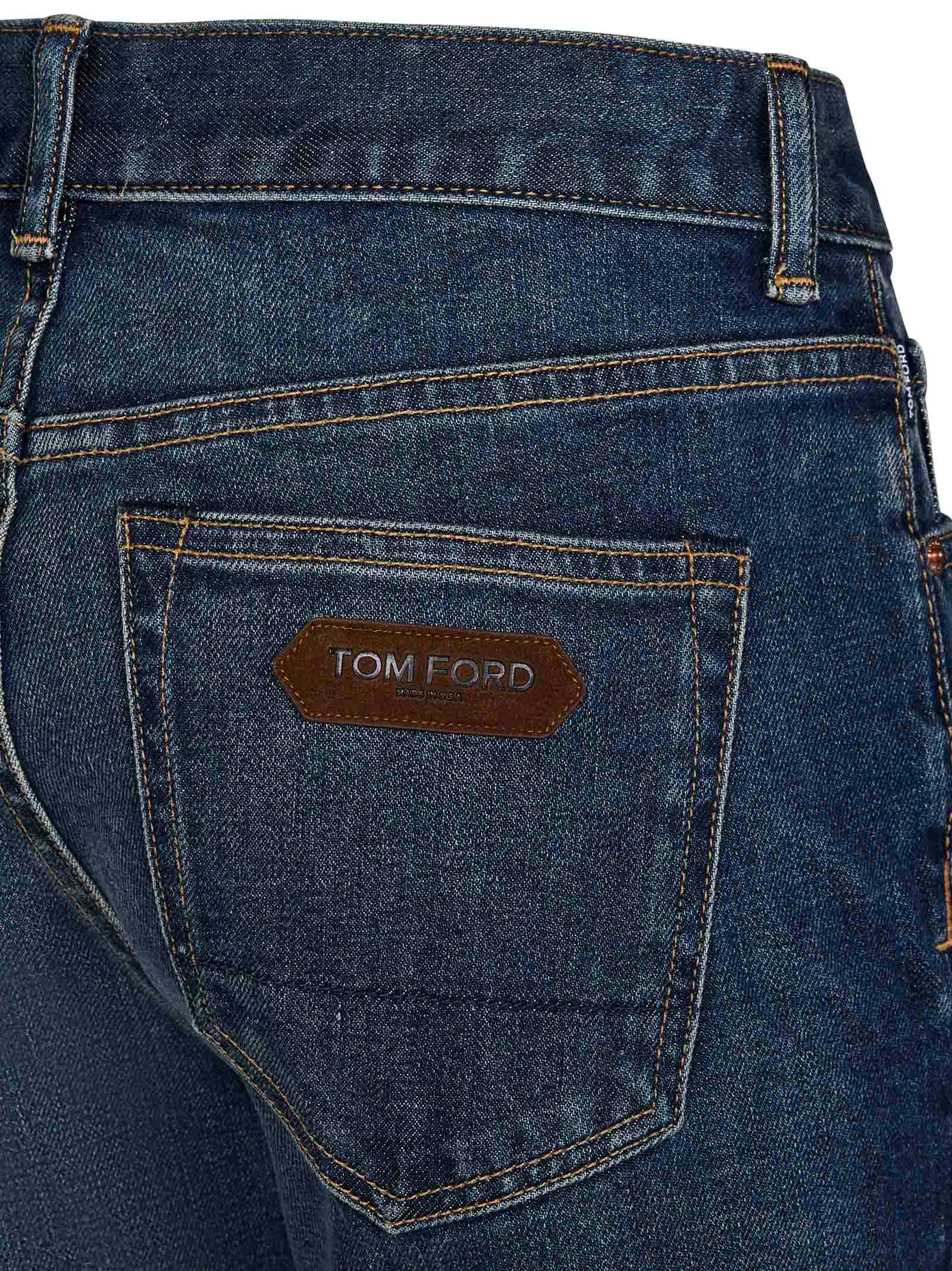 Shop Tom Ford Jeans In Blue