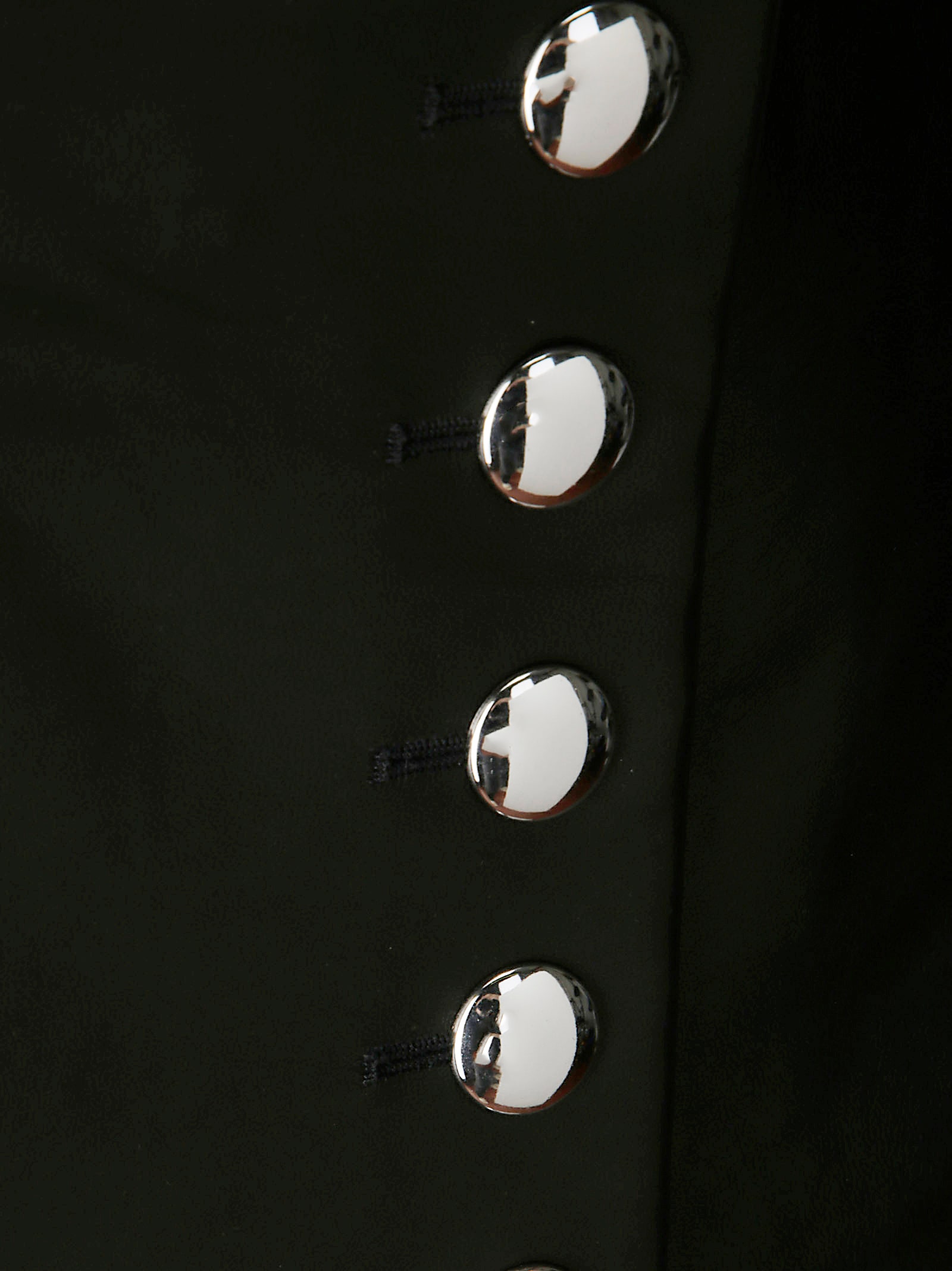 Khaite Leather Skirt In Silver