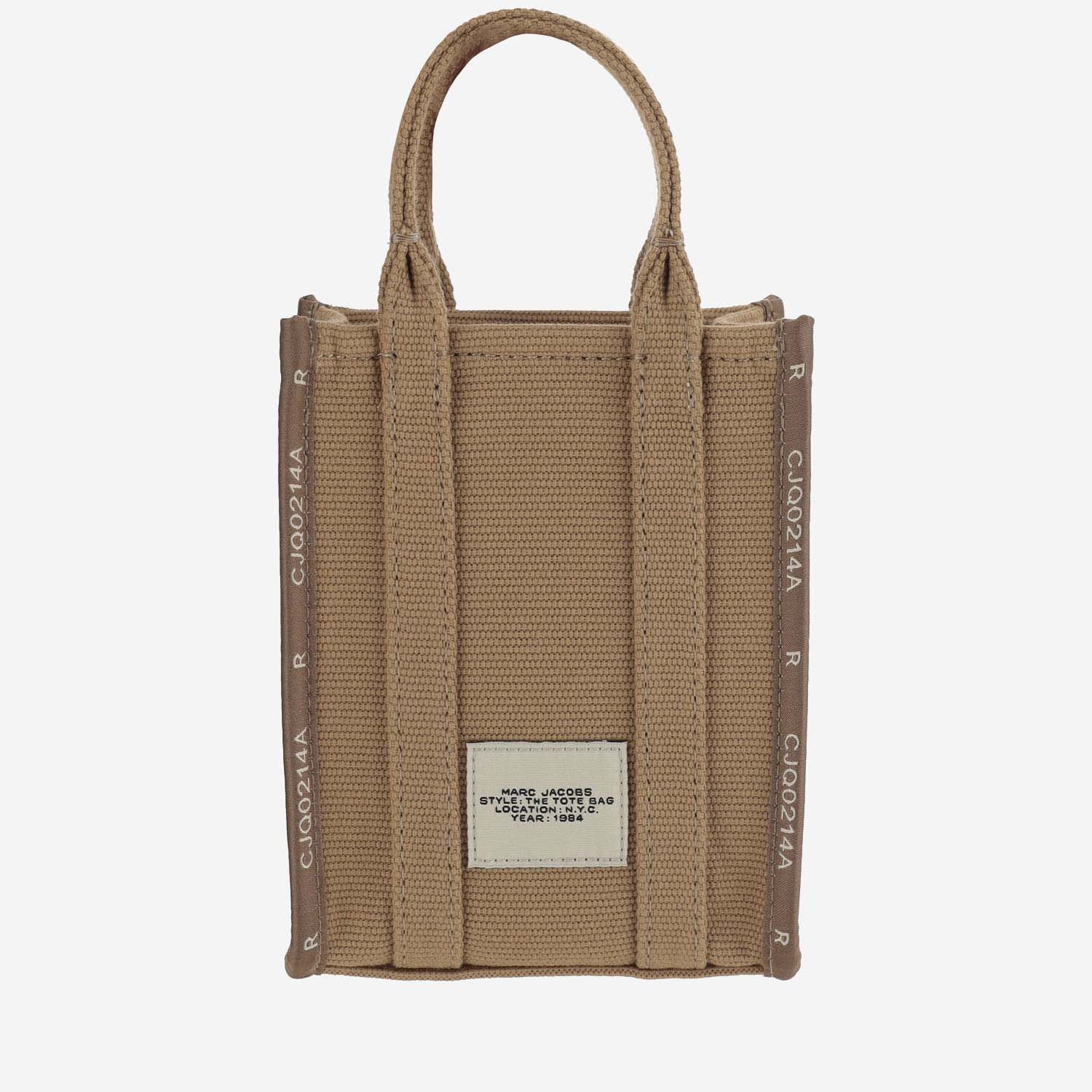 Shop Marc Jacobs The Jacquard Crossbody Tote Bag In Brown