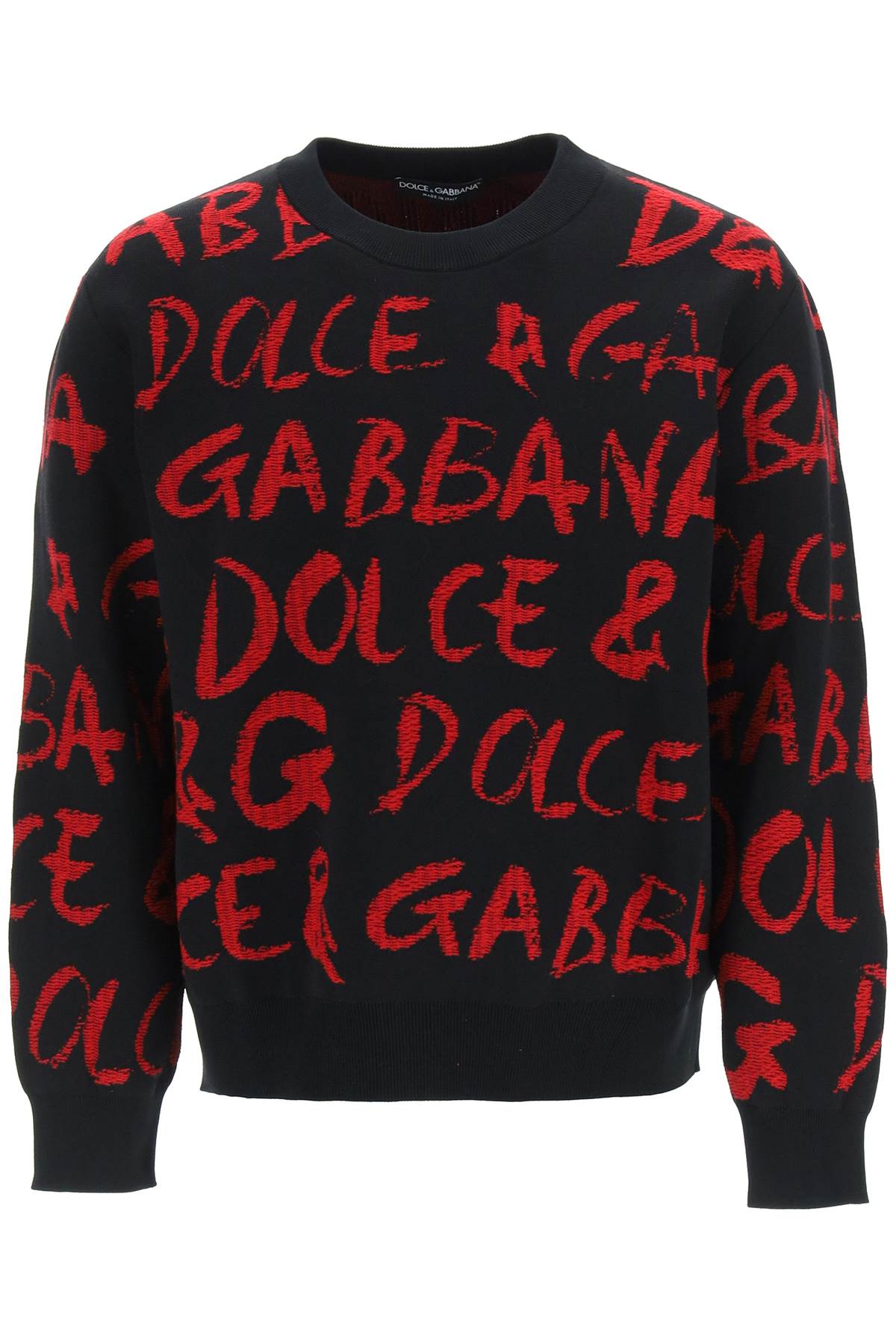 Dolce & Gabbana Jacquard Logo Sweater