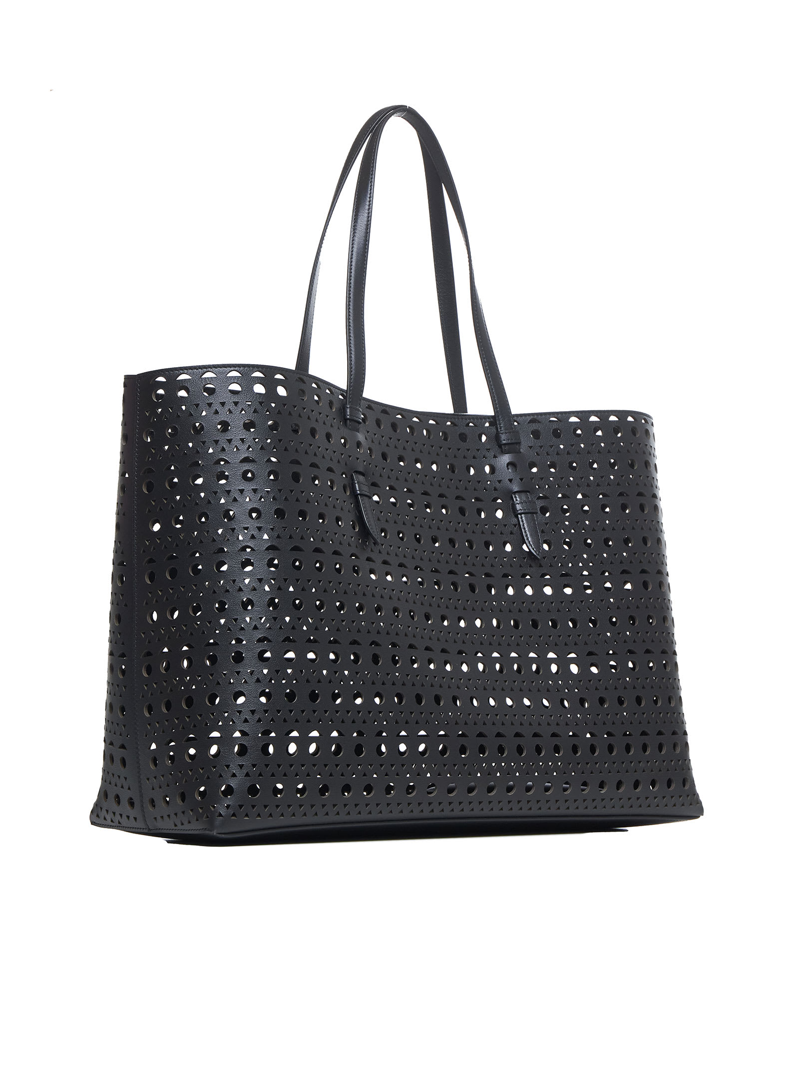 Shop Alaïa Shoulder Bag In Black