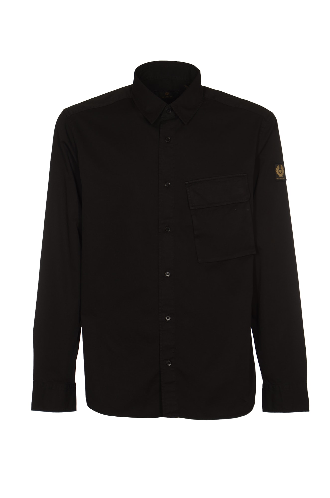 Shop Belstaff Scale Shirt In Black
