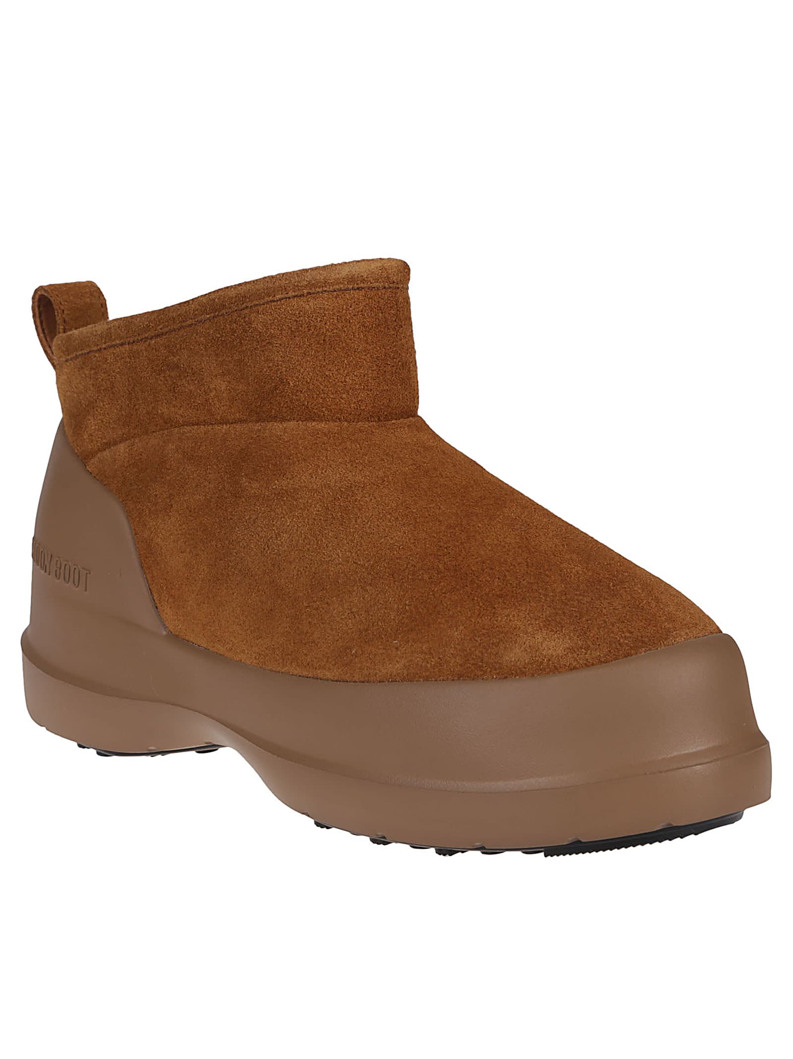 Shop Moon Boot Luna Low Boots In Cognac