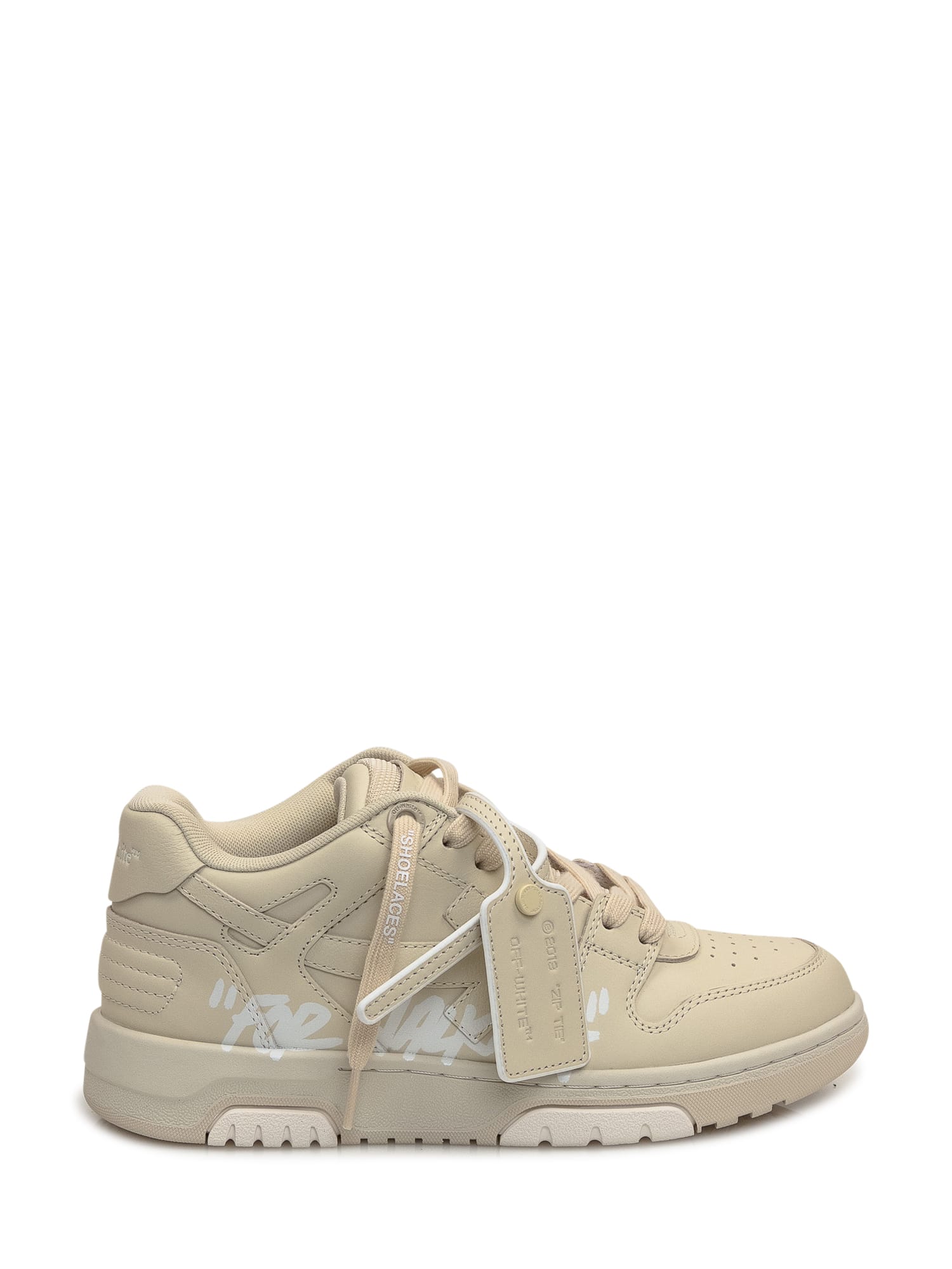 Shop Off-white Out Of Office Sneaker In Beige-white