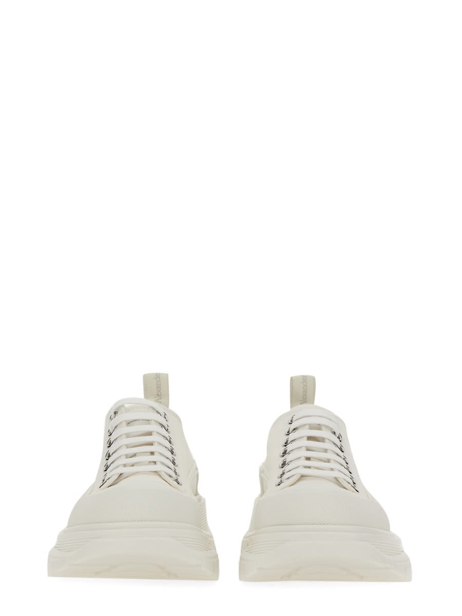 Shop Alexander Mcqueen Tread Slick Sneaker In White
