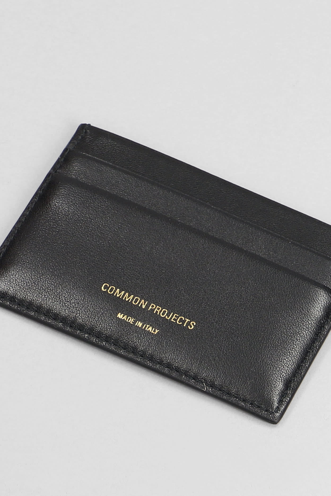 Shop Common Projects Wallet In Black Leather