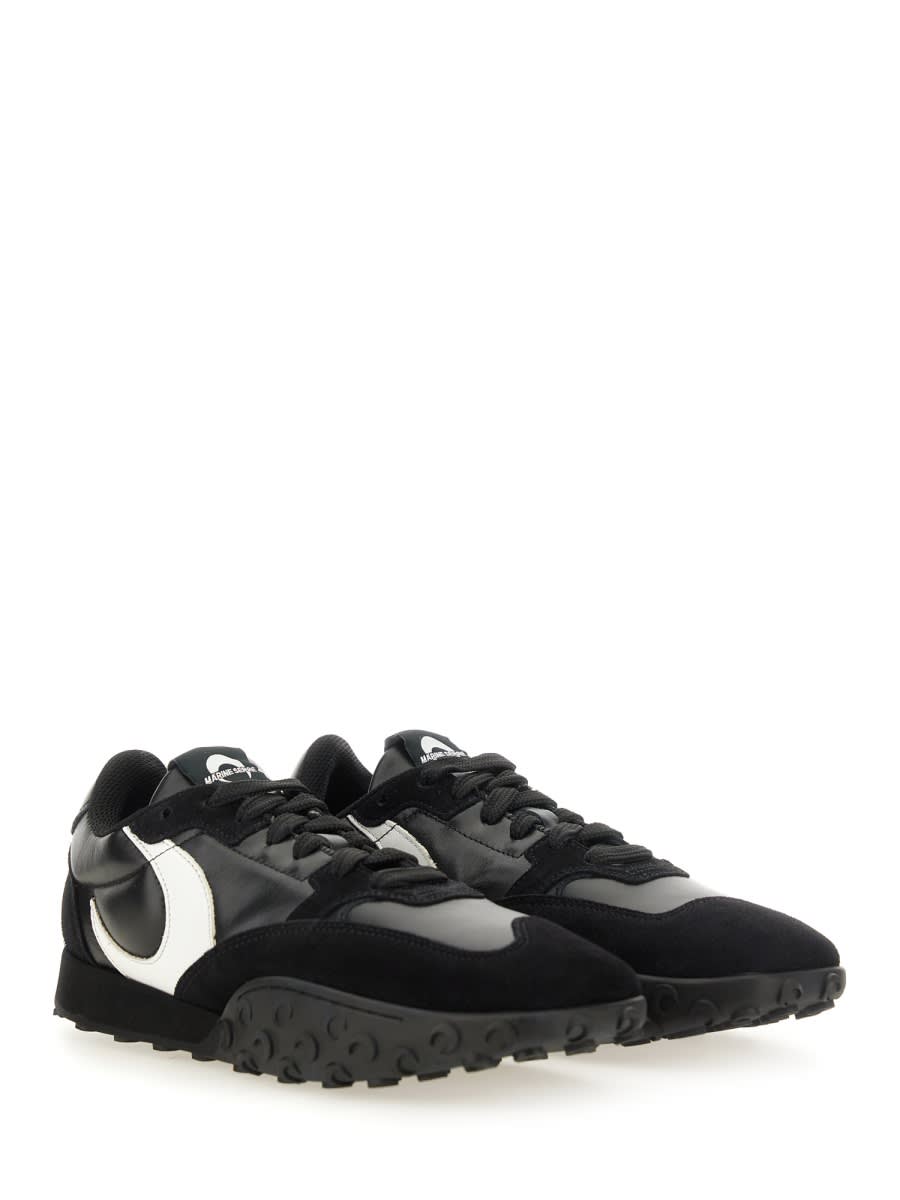 Marine Serre Metal Free Leather Low-top Sneakers
