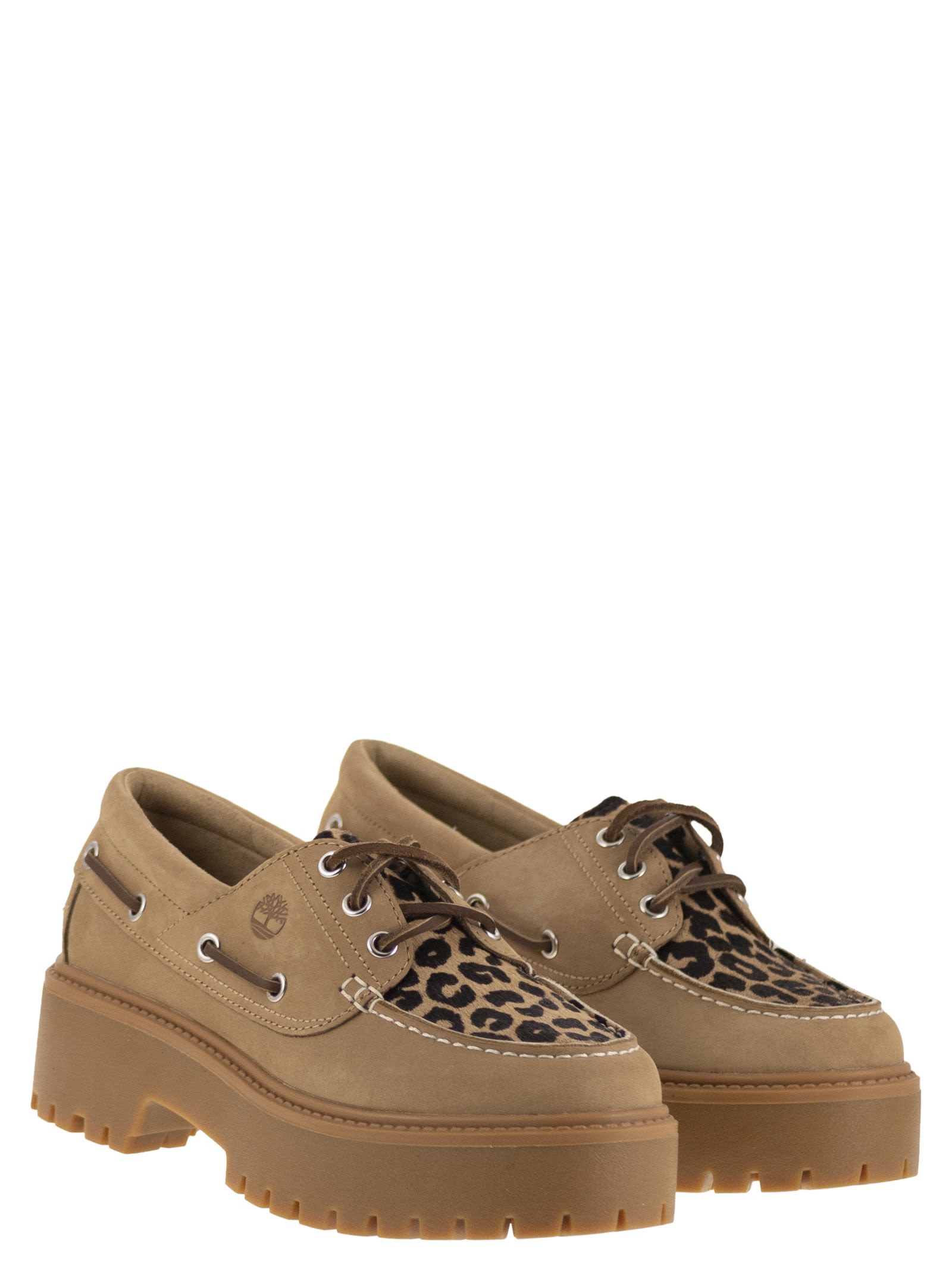 Timberland Stone Street - Boat Shoe With Platform In Brown