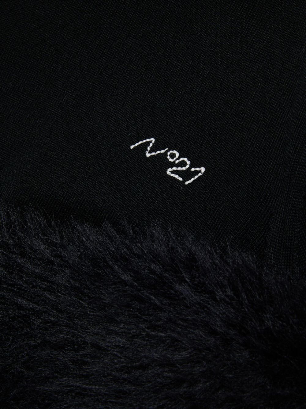 N°21 Nº21 Kids Turtleneck Sweater In Black