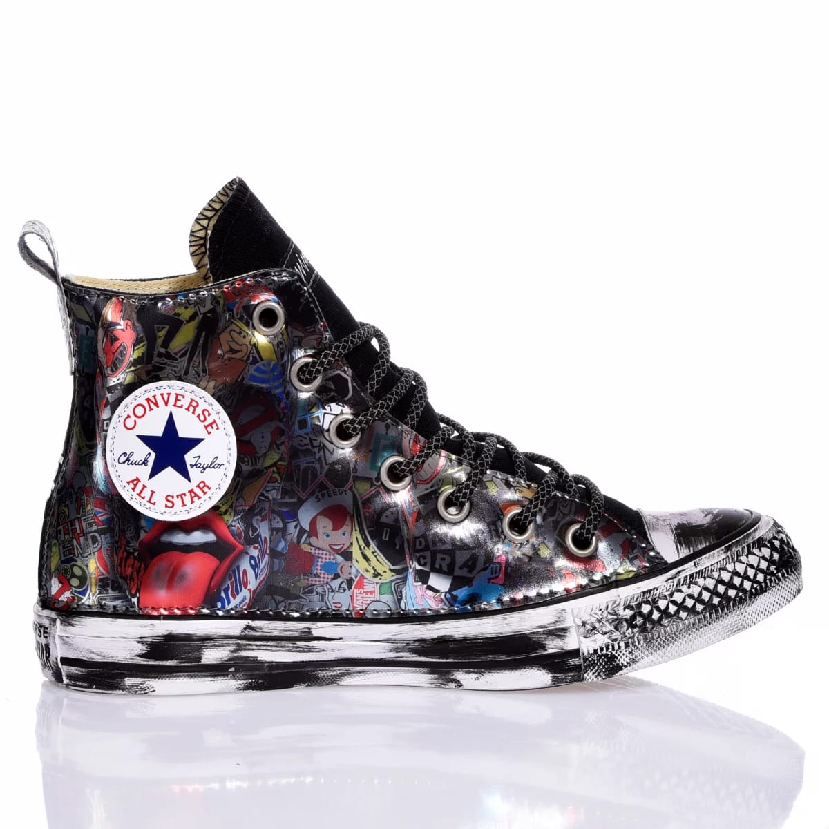 Converse All Star Pop Stickers Mimanera Customized Sneakers