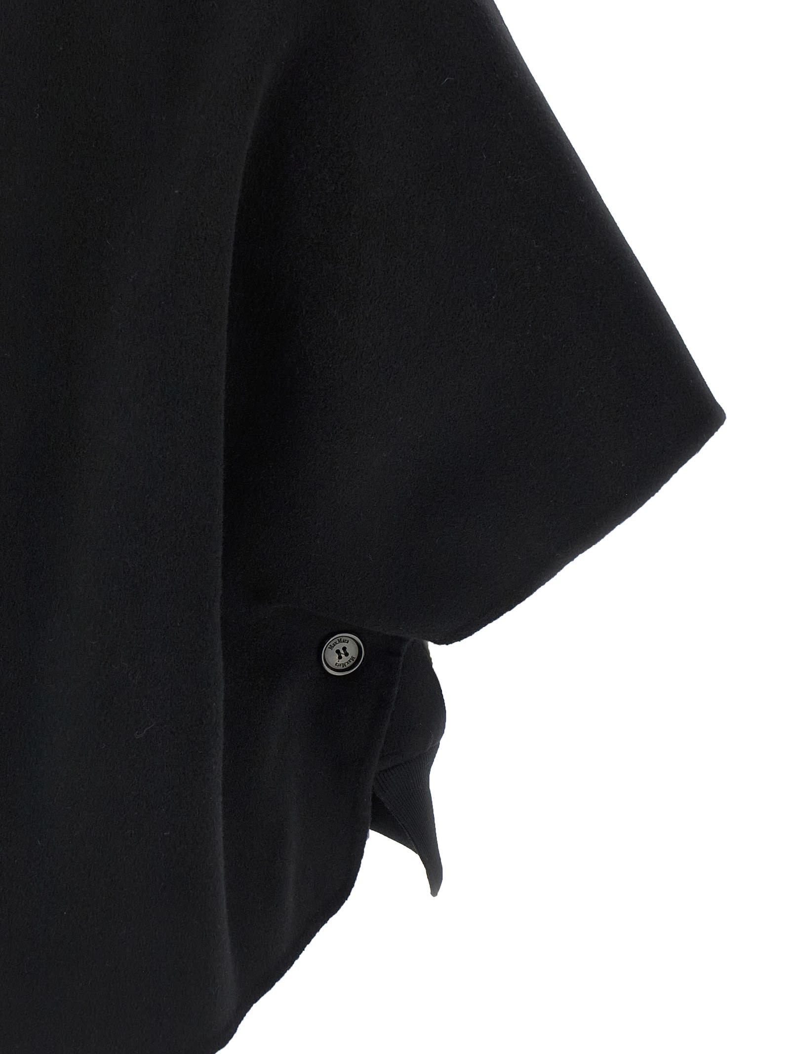 Max Mara Leticia Cape In Black