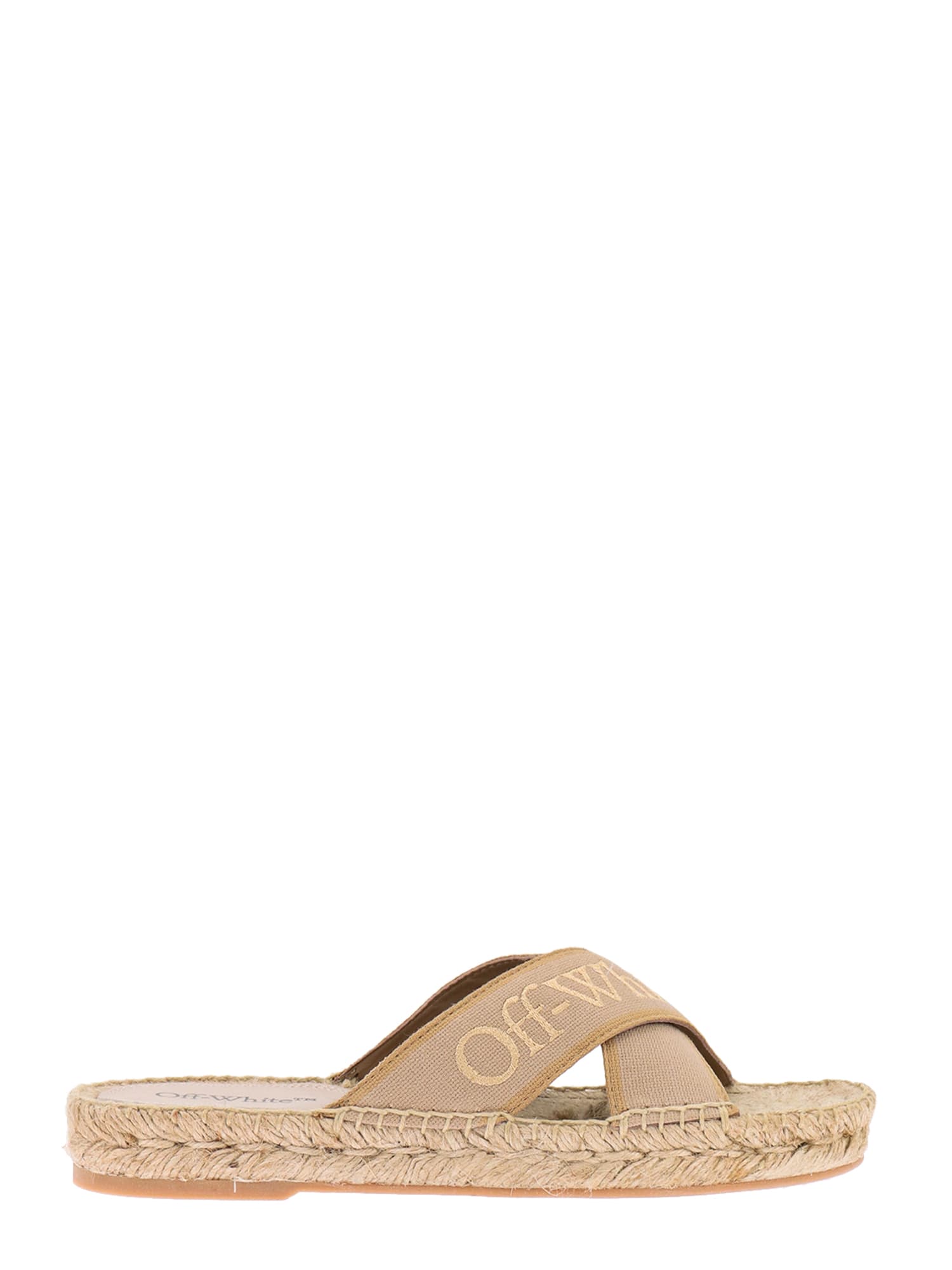 Off-White Bookish Criss Cross Sandals