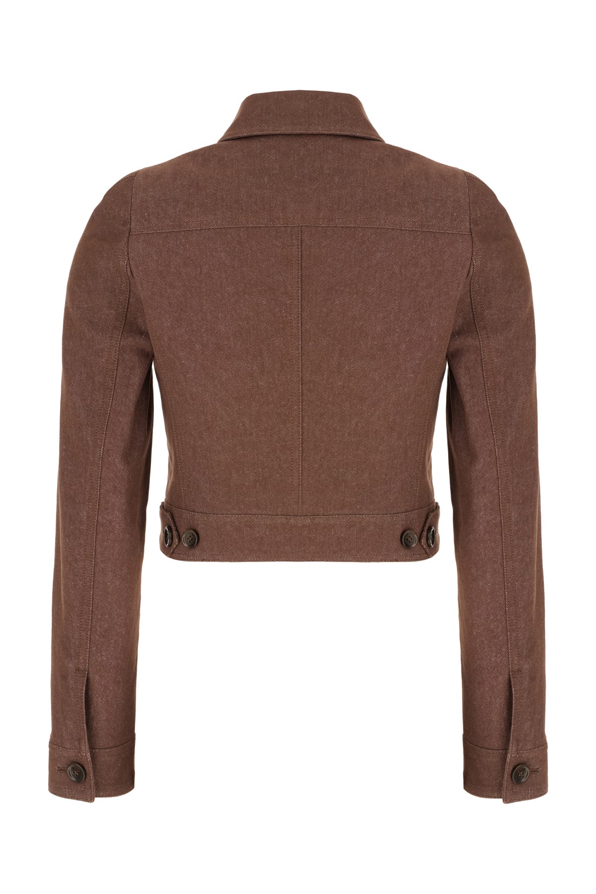 Max Mara Belted Jacket With Buttoned Cuffs And Epaulettes In Nero