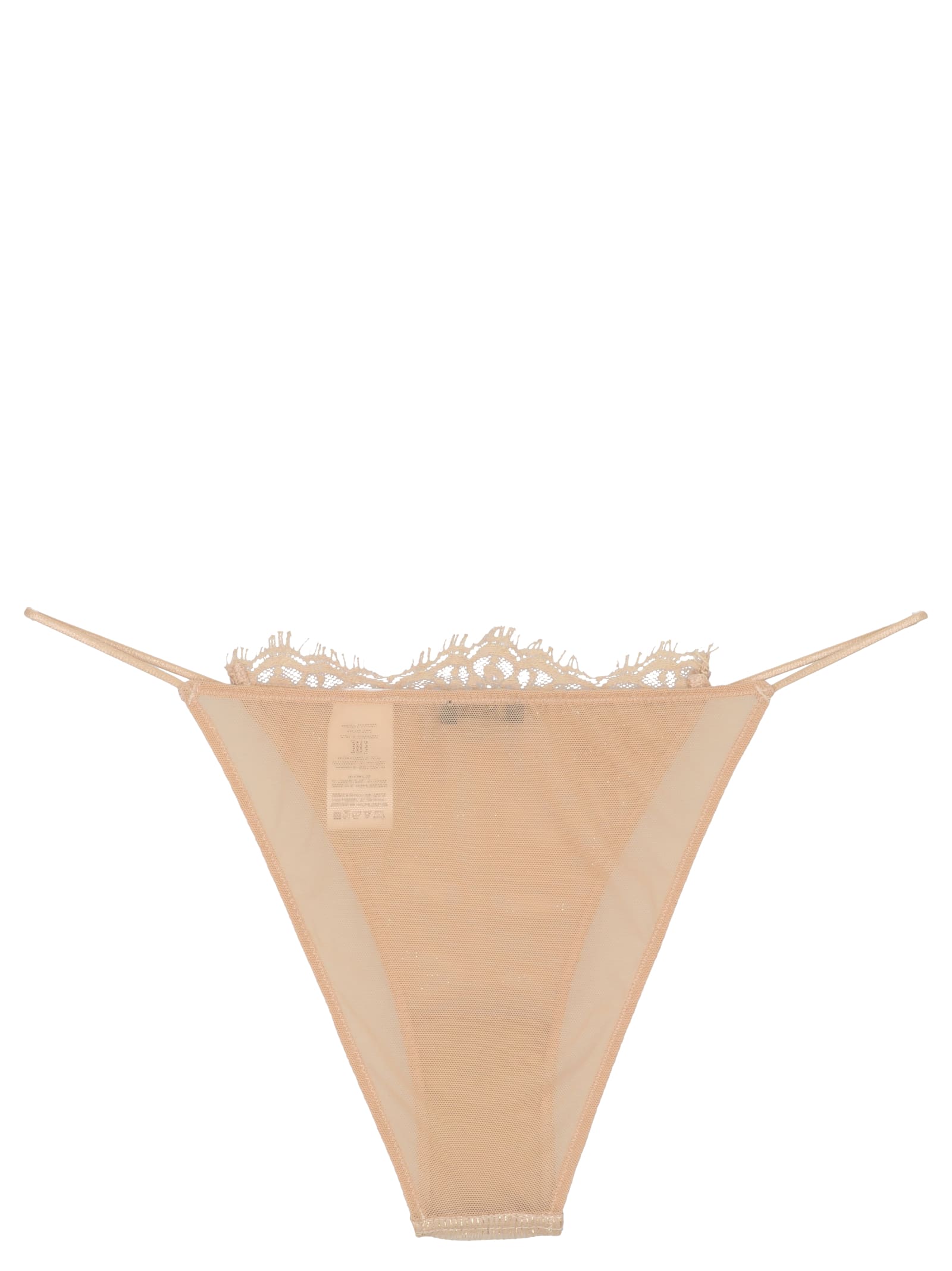 Oseree Lurex Silk Briefs In Gold