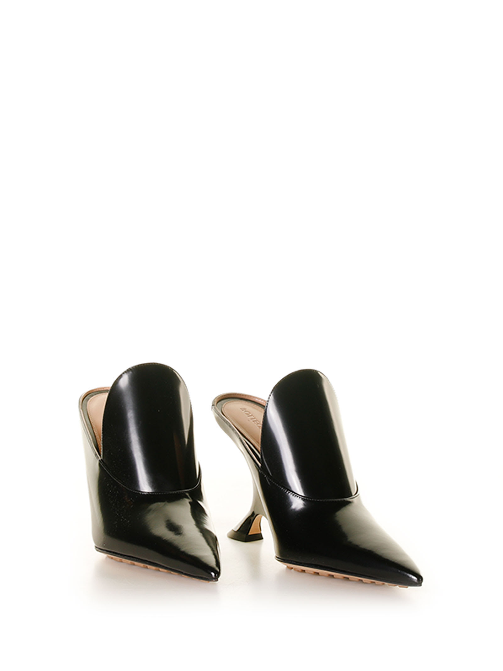 Bottega Veneta Rocket Balck Mule In Black