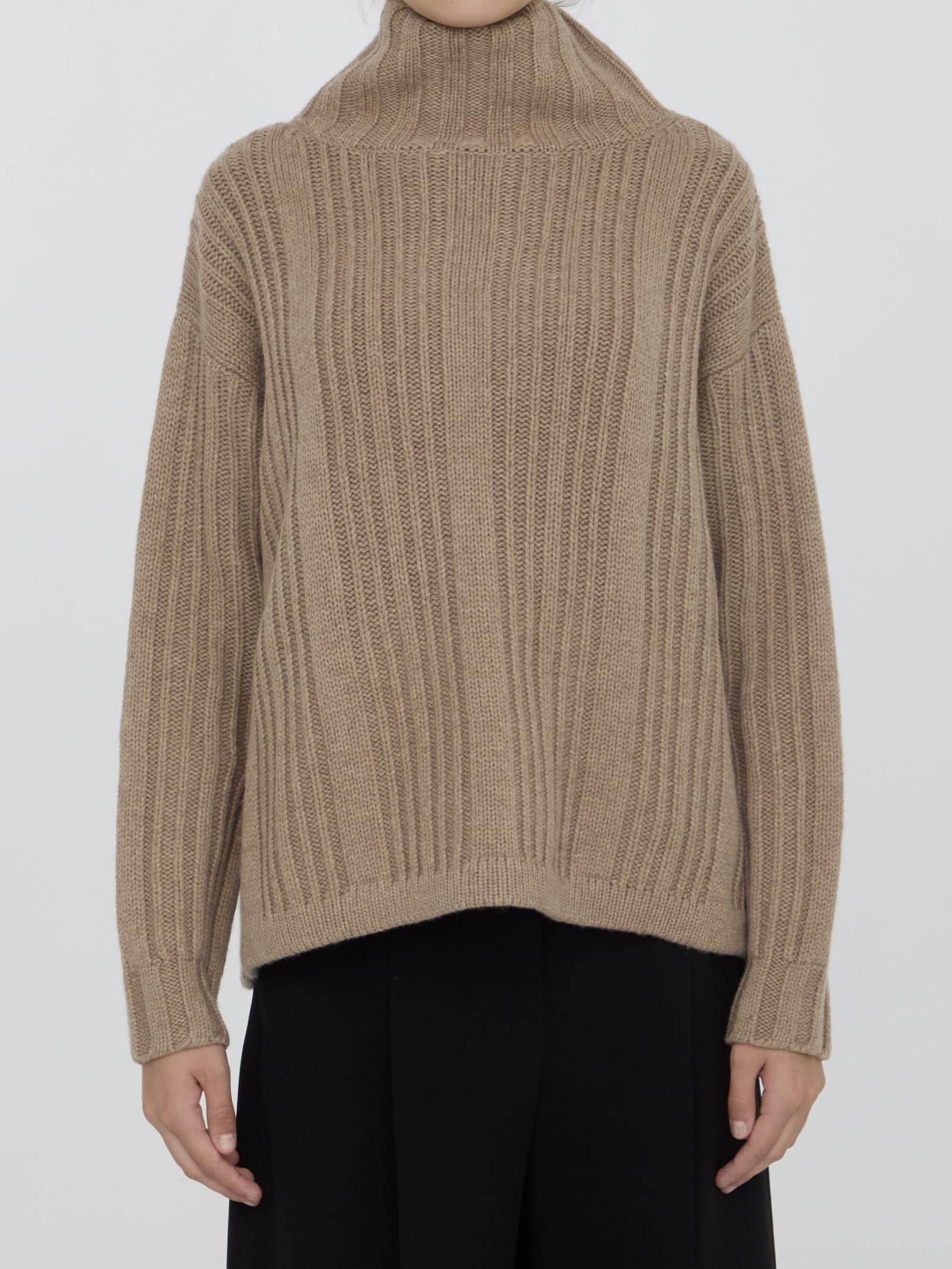 Shop Max Mara Vitalba Sweater In Beige