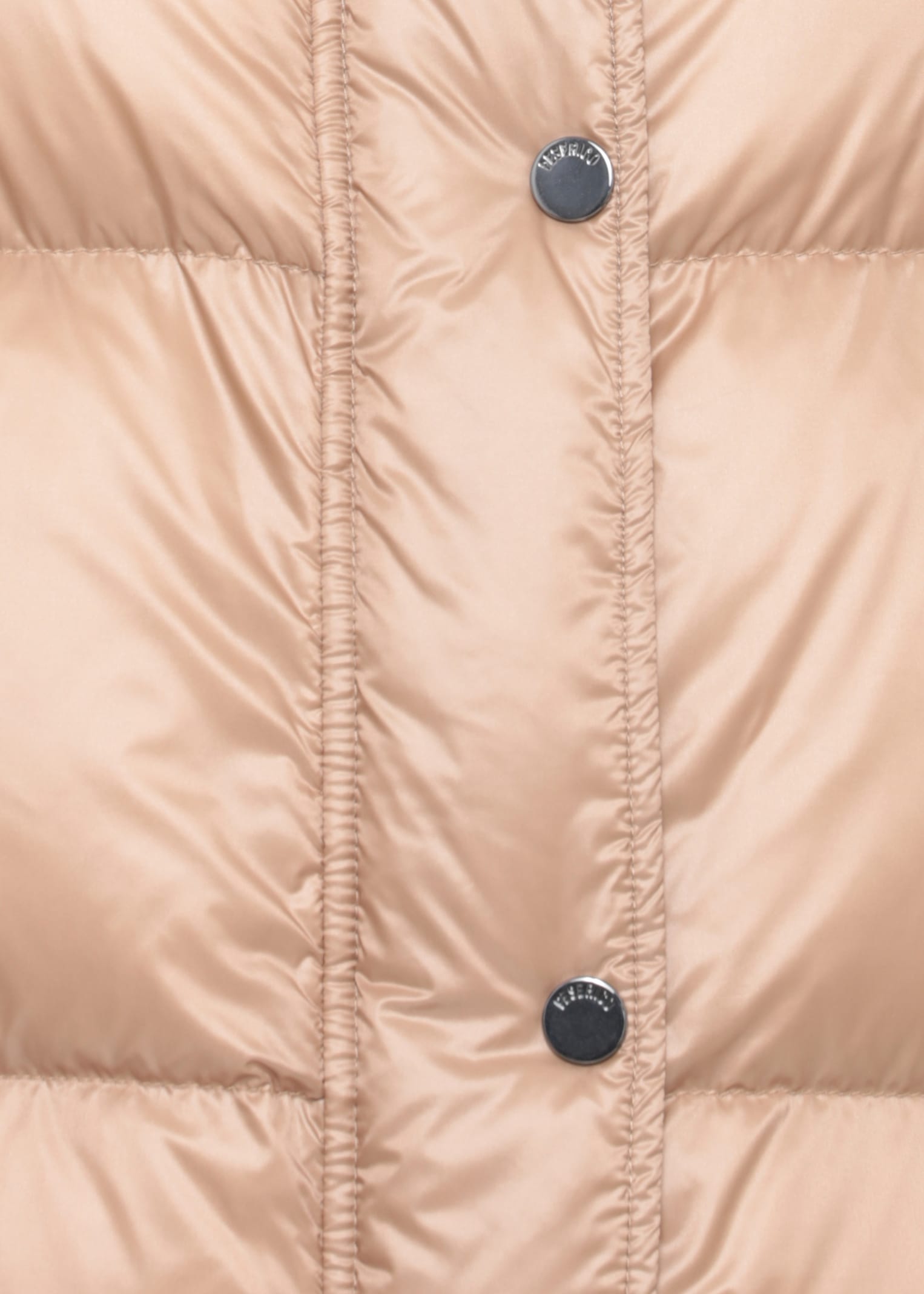 Peserico Sleeveless And Quilted Down Jacket In Brown