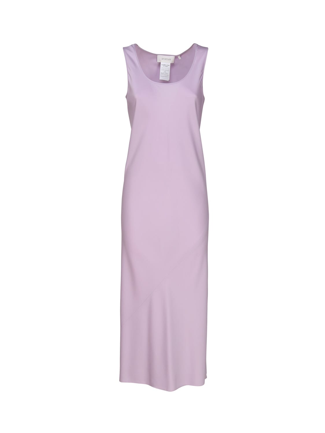 Shop Sportmax Sleeveless Dress In Stretch Silk